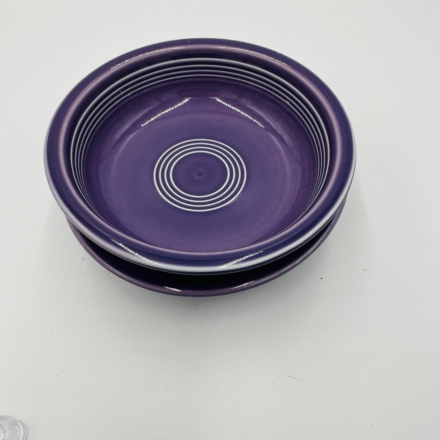 Fiestaware Bowls Plum Soup Cereal Set Vintage Limited Edition 1993 1995 Rare
