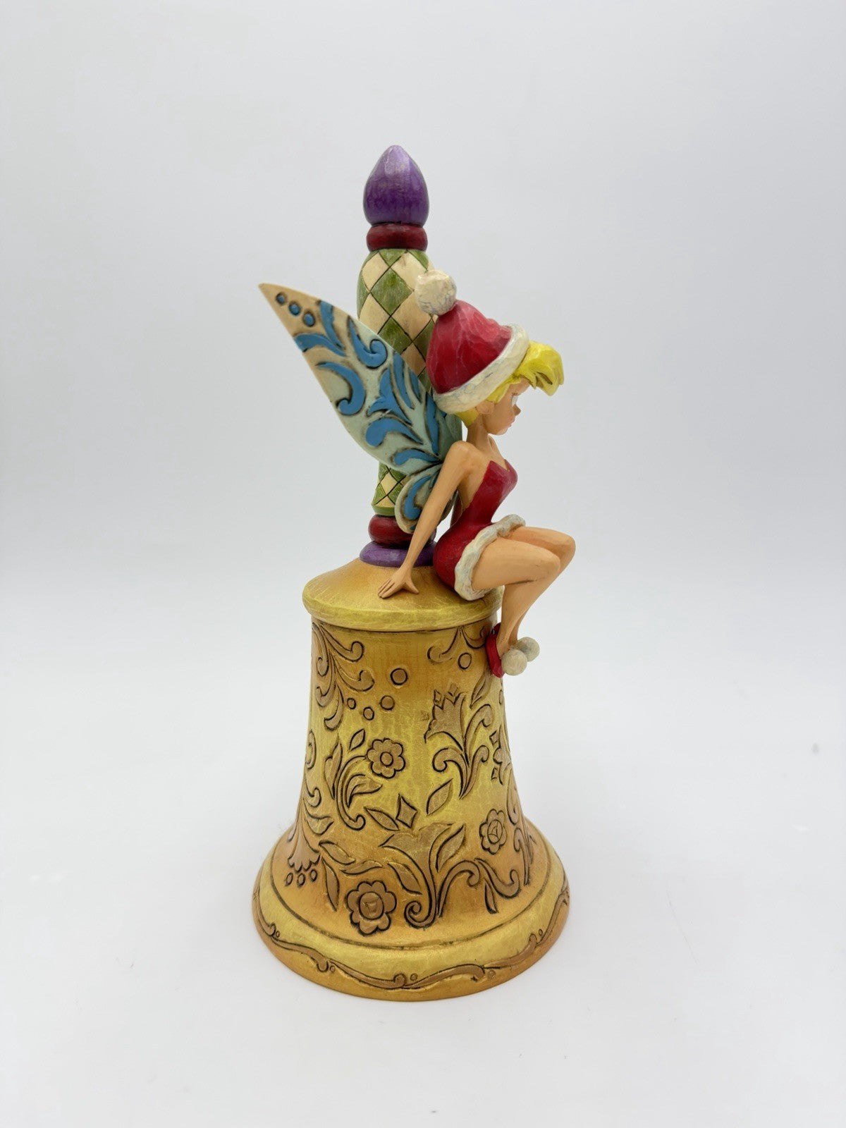 Jim Shore Walt Disney Showcase Tinker Bell Jingle Christmas Sculpture 9.5”H