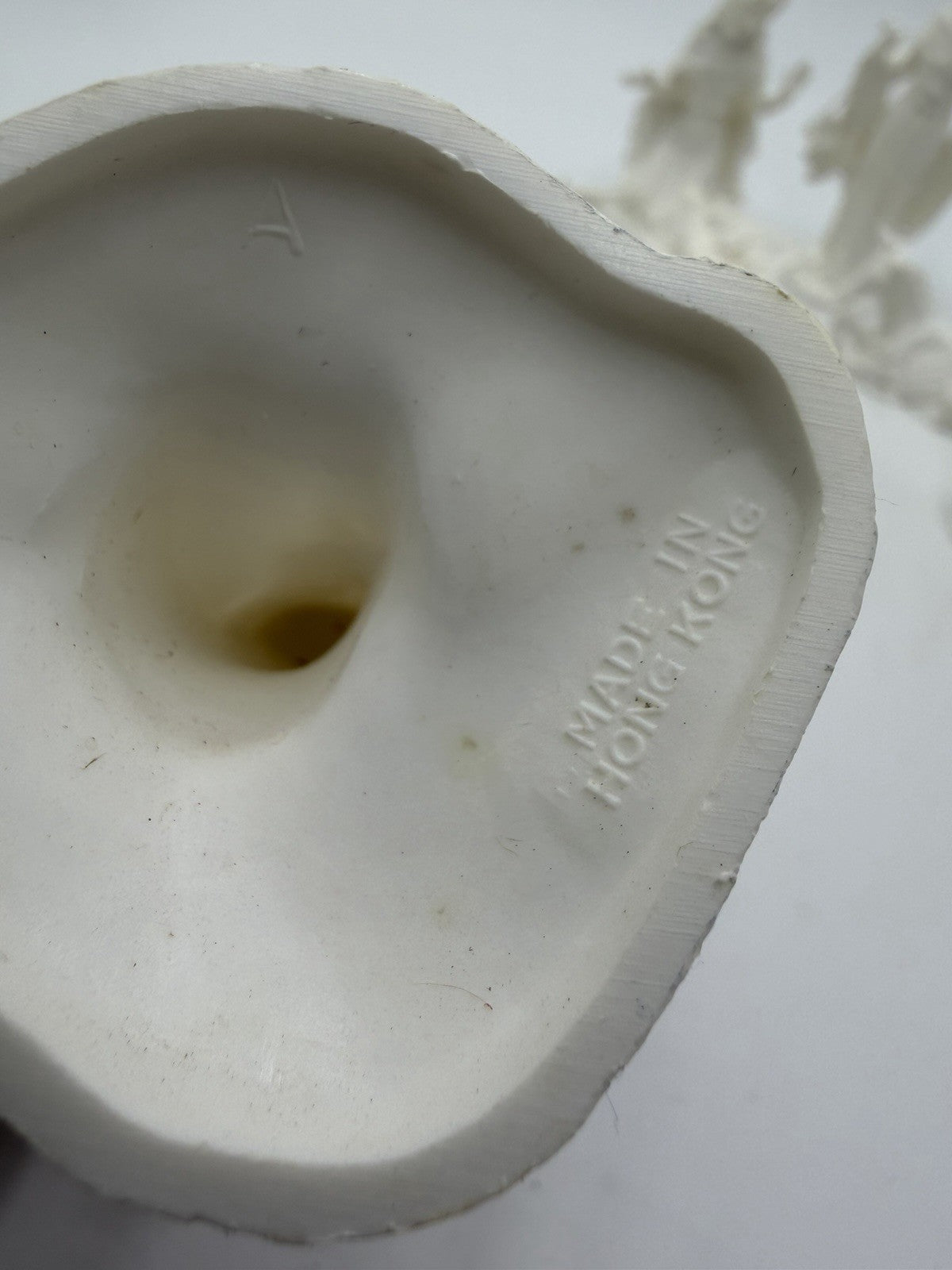 Vintage White PVC Nativity Hong Kong Set 11 PCs 4.5”H Wise Men Joseph Mary Jesus