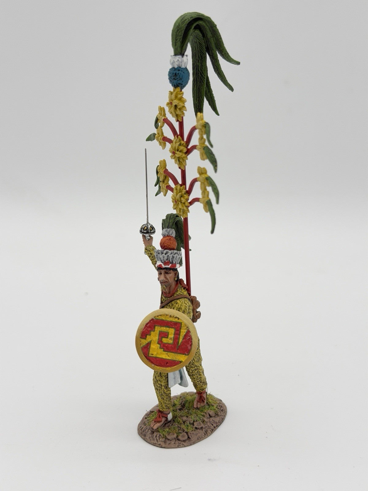 John Jenkins Designs Aztecs & Conquistadors TLAXCALTEC Noble Warrior Toy Soldier