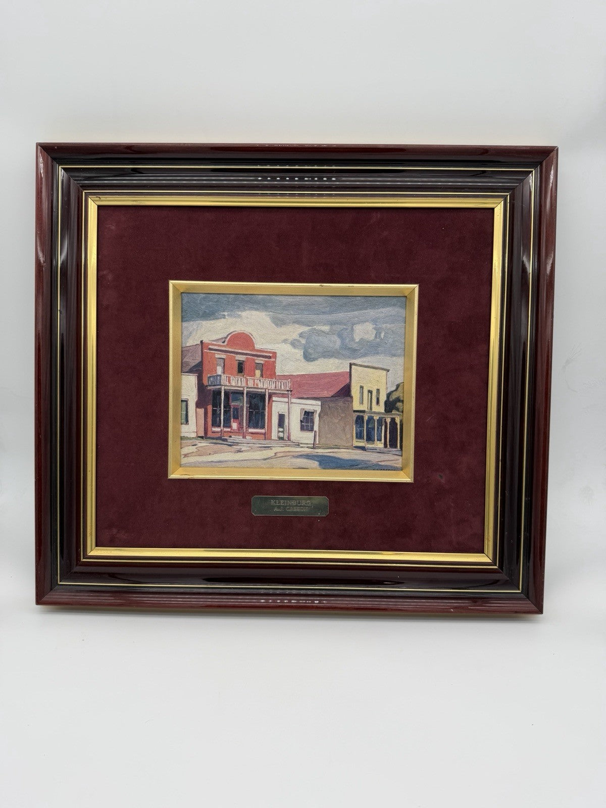 Rare Oil painting Kleinburg by Canadian artist A.J. Casson Close To Home Antique