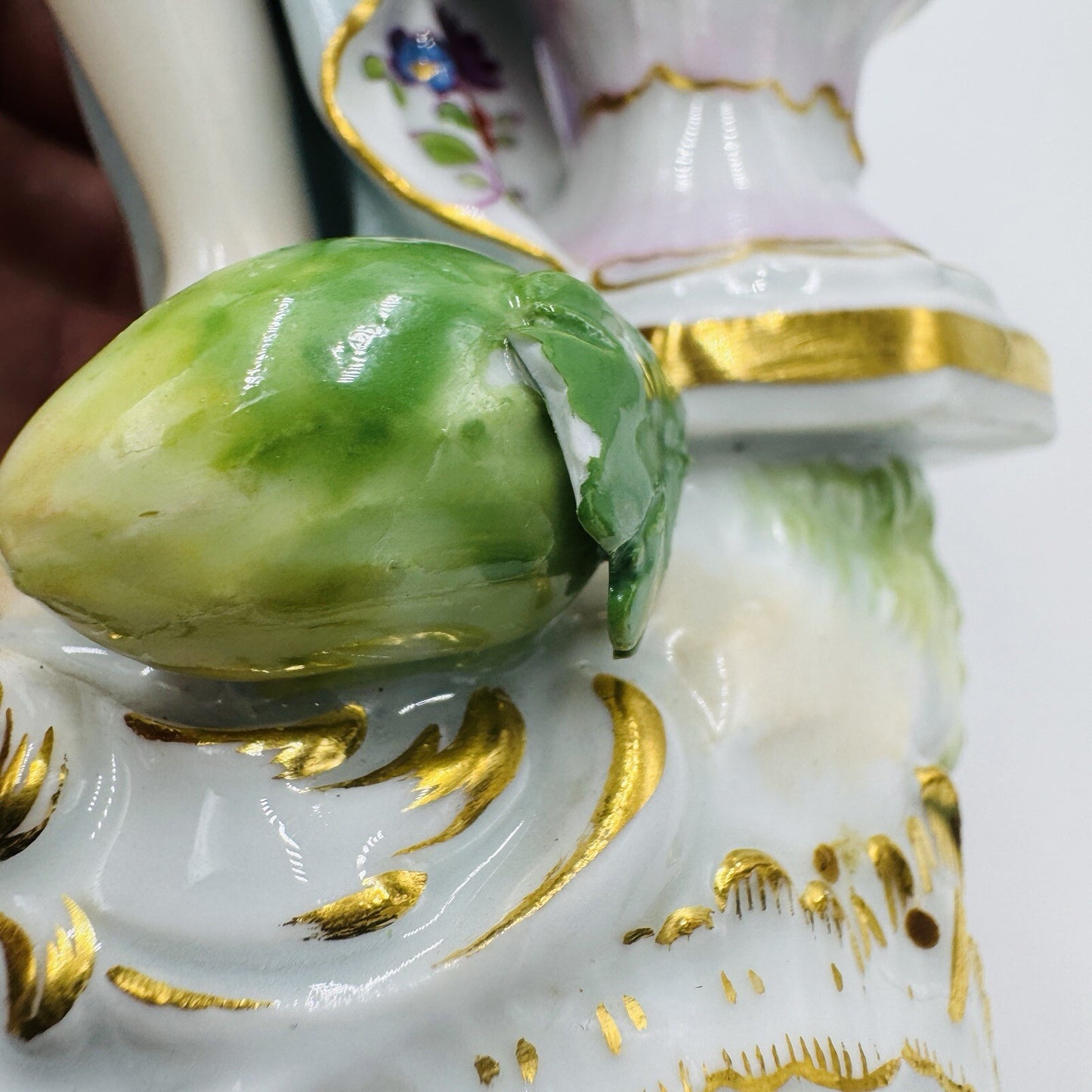 Meissen 17th C Antique Germany Porcelain Allegory of the Summer Figurine 9”H