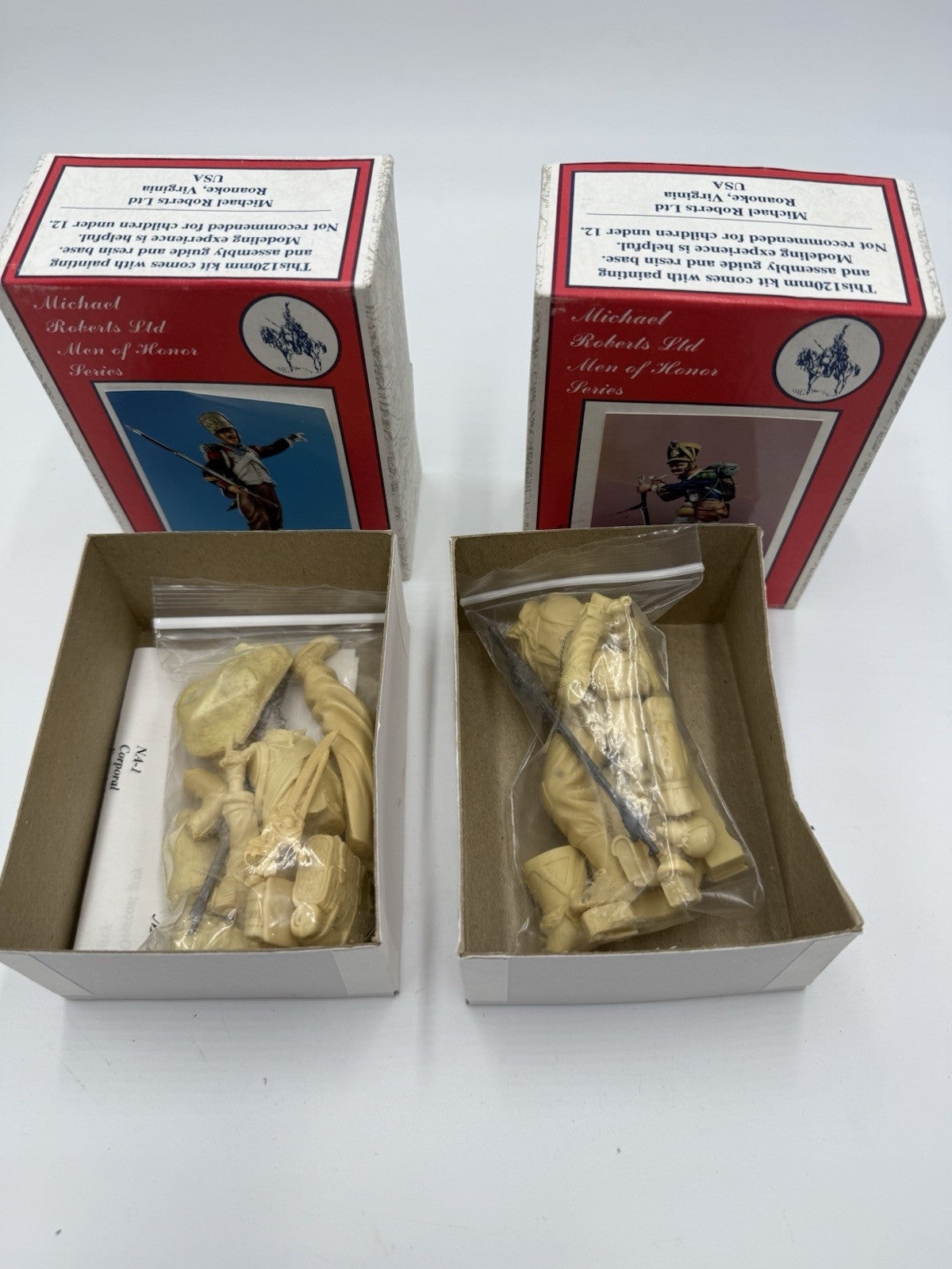 Michael Robert’s ltd Corporal & Voltigeur French infantry #1808 #1813 models