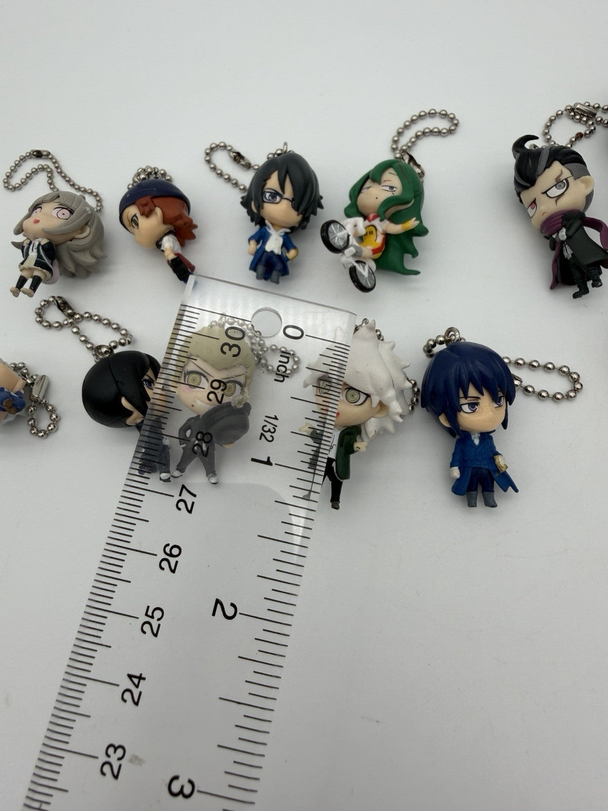 Bandai Takara Tomy Arts Fairy Tail Anime Swing Mascot Keychain Figurines Lot 11