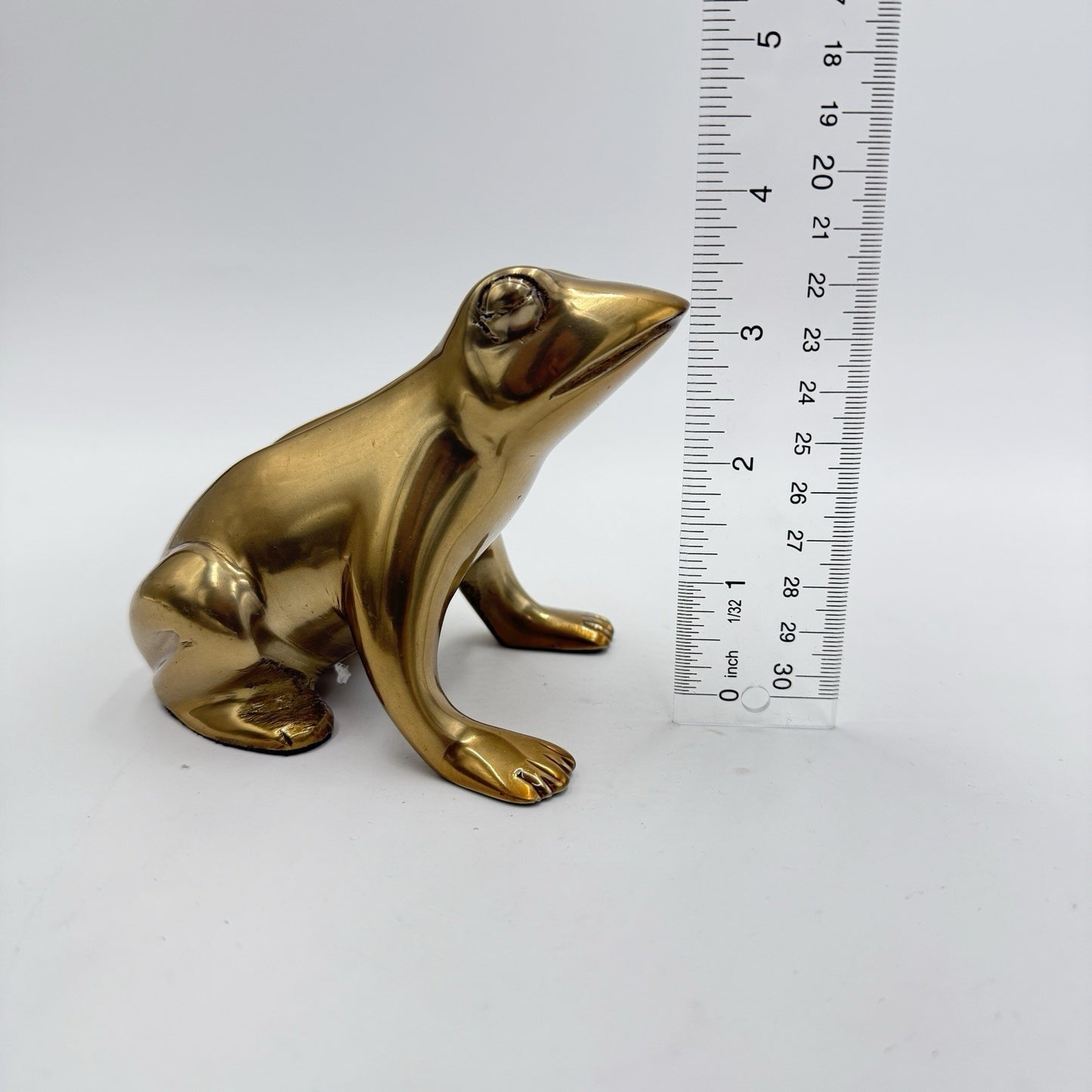 West Elm Brass Frog Figurine Home Decor Collection 3”x4” Decorative India