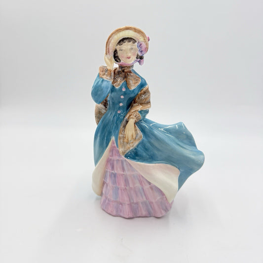 Royal Doulton Delphine HN2136 Figurine England Classic porcelain 7in Rare