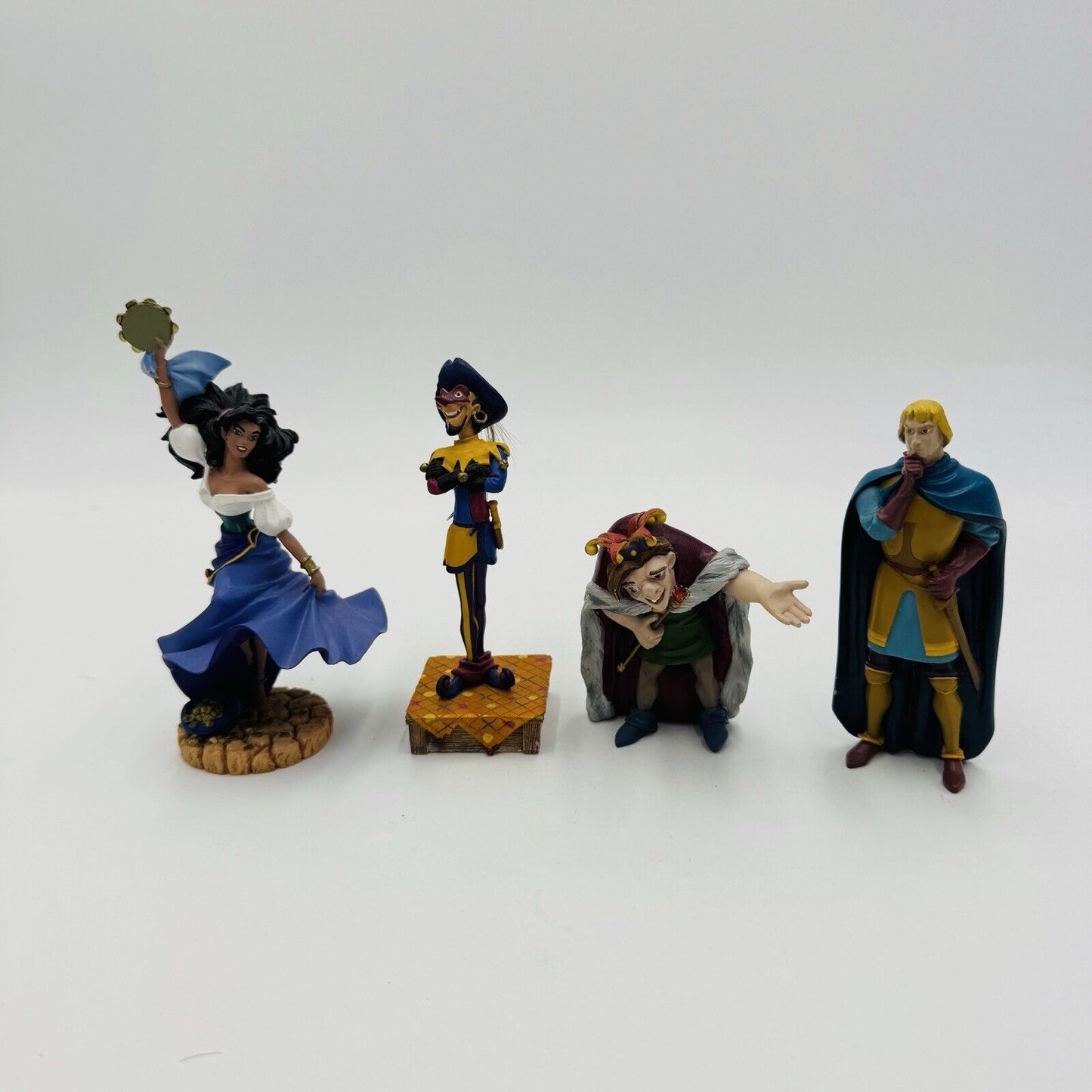 Vintage Disney HUNCHBACK OF NOTRE DAME Enesco  Figurines 4 Pieces Resin Rare