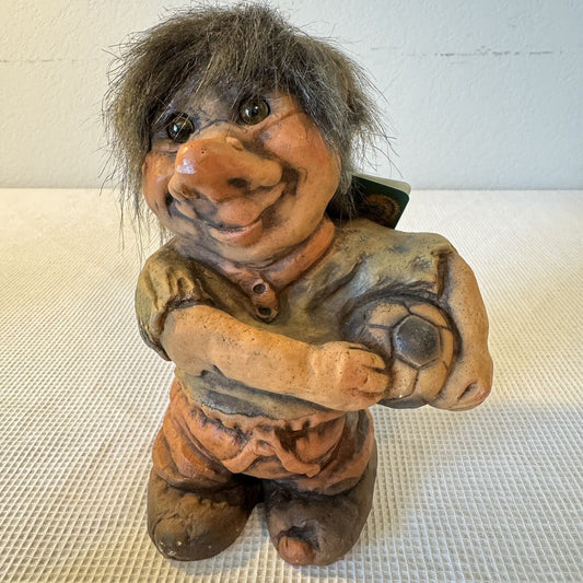 Fosse-Troll Boy Playing Soccer Norway With Tag Sven Schulze Football Clay Trolls