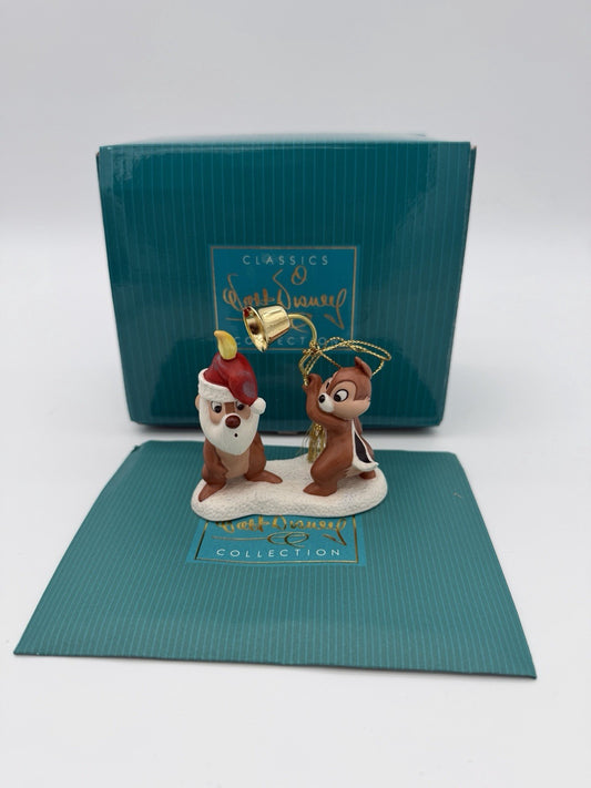 WDCC Disney Figurine Chip 'N Dale Little Mischief Makers Porcelain Ornament /COA