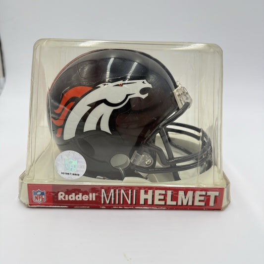 NFL Riddell Mini Helmet Denver Broncos BC Sports Collectible