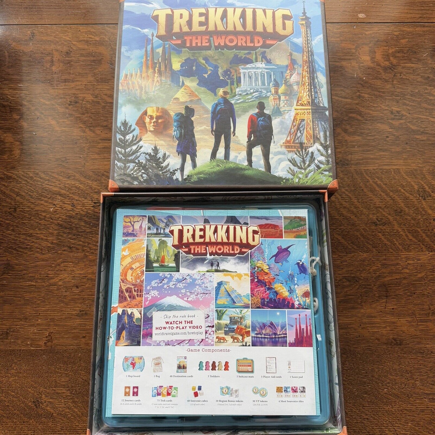 Trekking the World Educational Board Game by Underdog Games 100% Complete