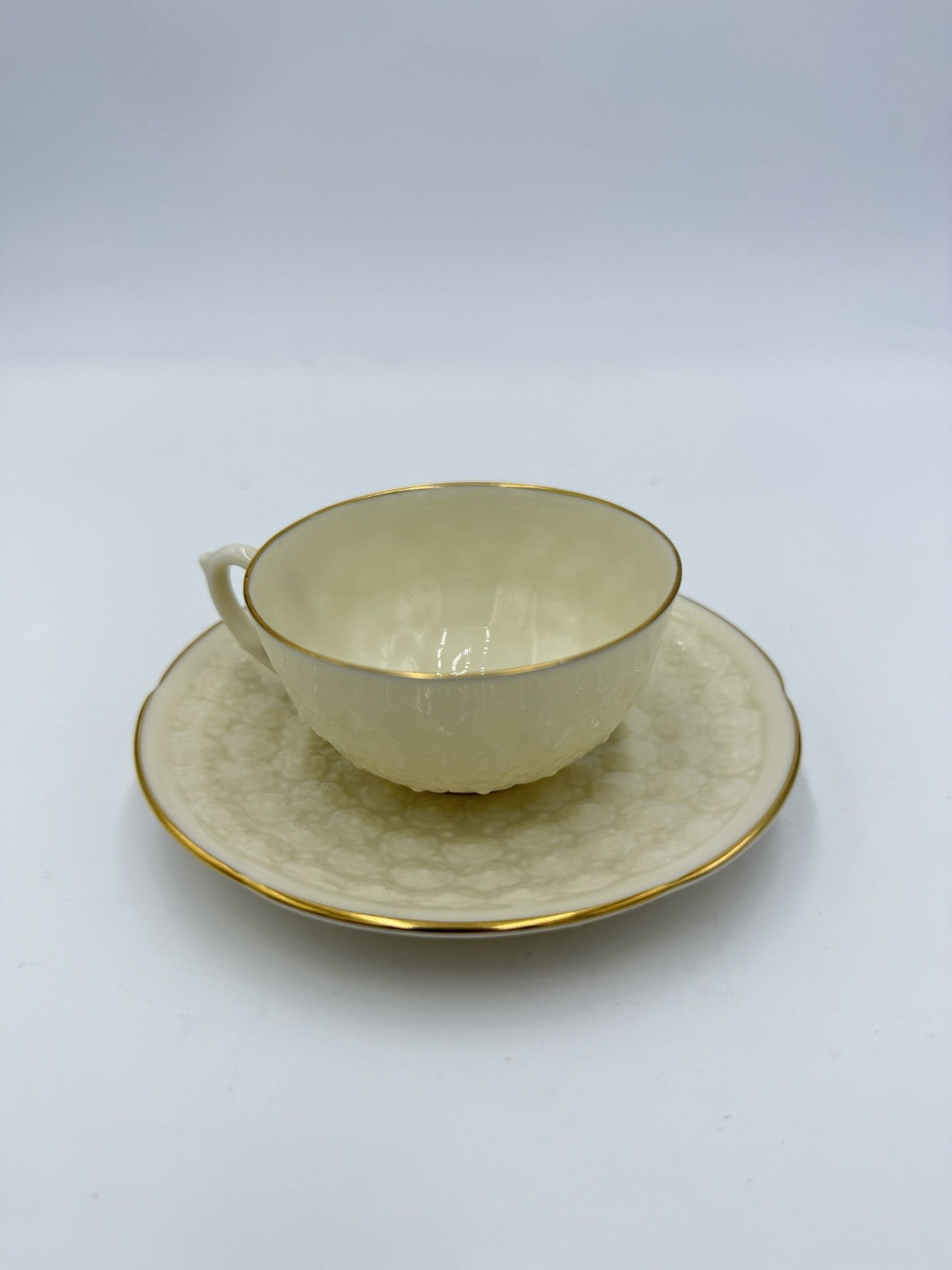 Lenox USA Hawthorne Reproduction 1889 1st Lenox Demitasse Cup & Saucer Set