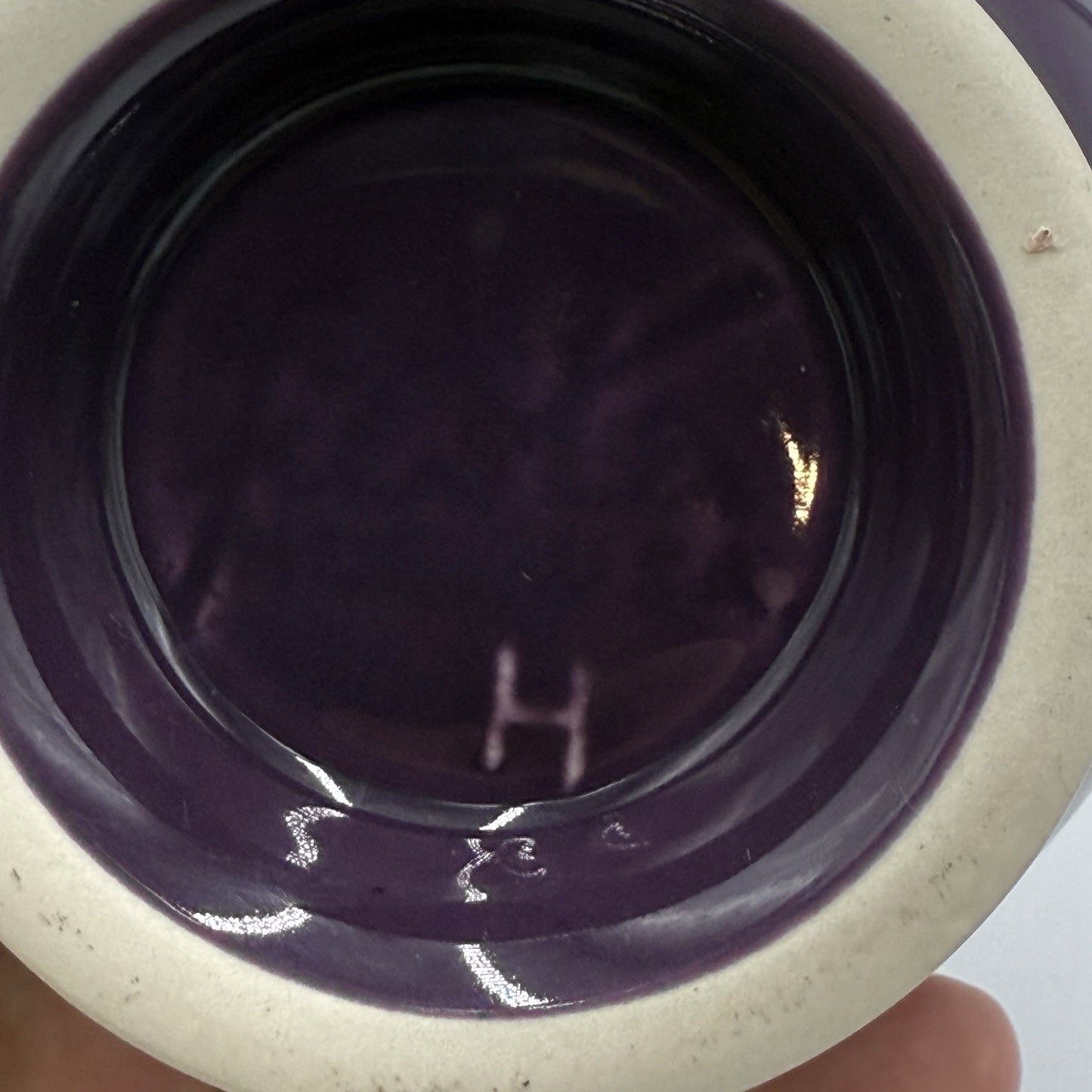 1998 Fiestaware USA Plum Stoneware Sugar Bowl Ceramic 3” Vintage