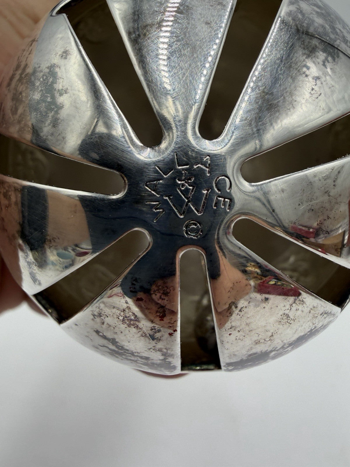 Vintage Wallace Silversmith's 1997 Annual  Sleigh Bell Ornament Silverplate