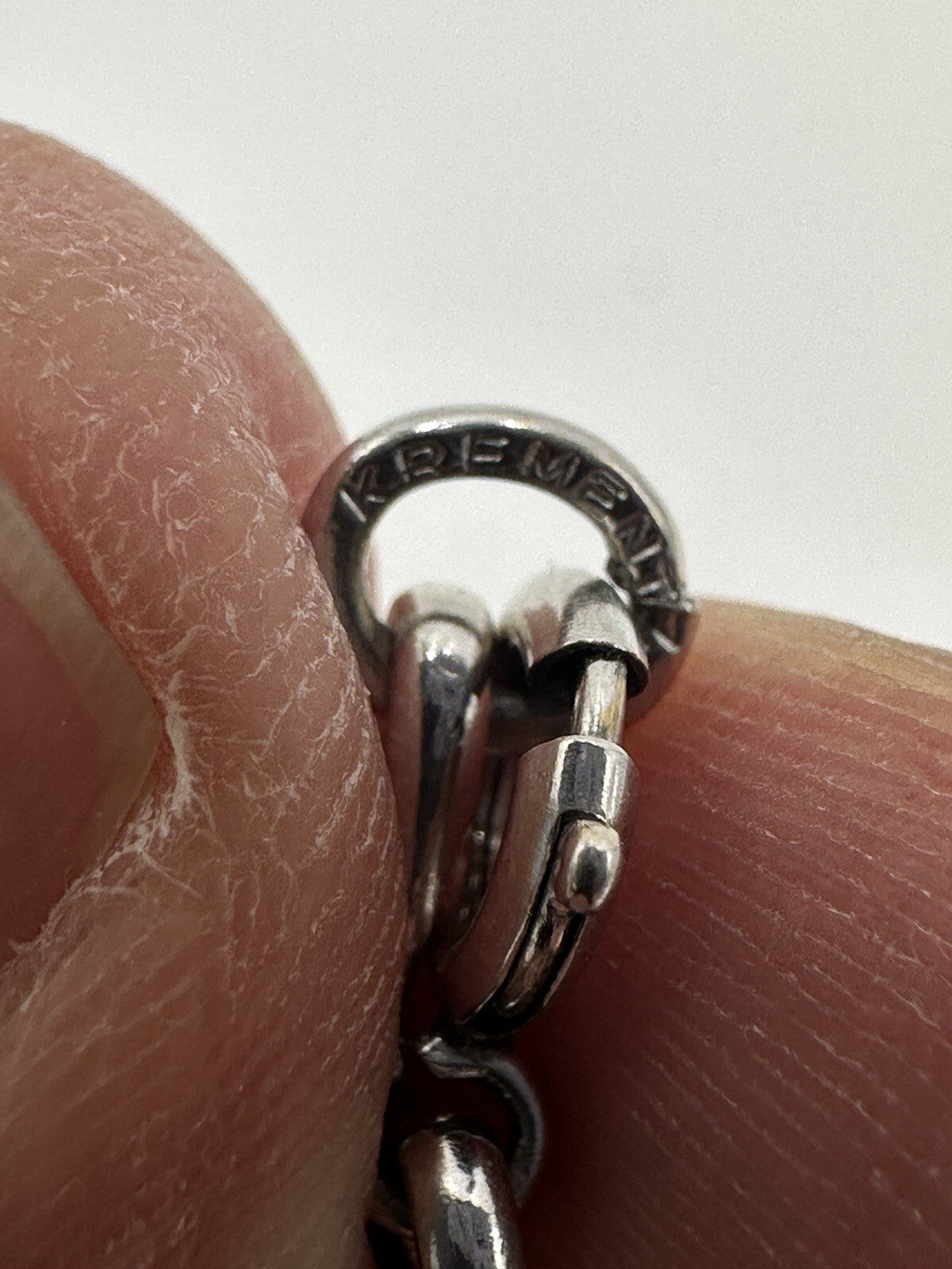 Krementz Bracelet Women's Jewelry Sterling Silver Green Glass Jade Vintage Mark