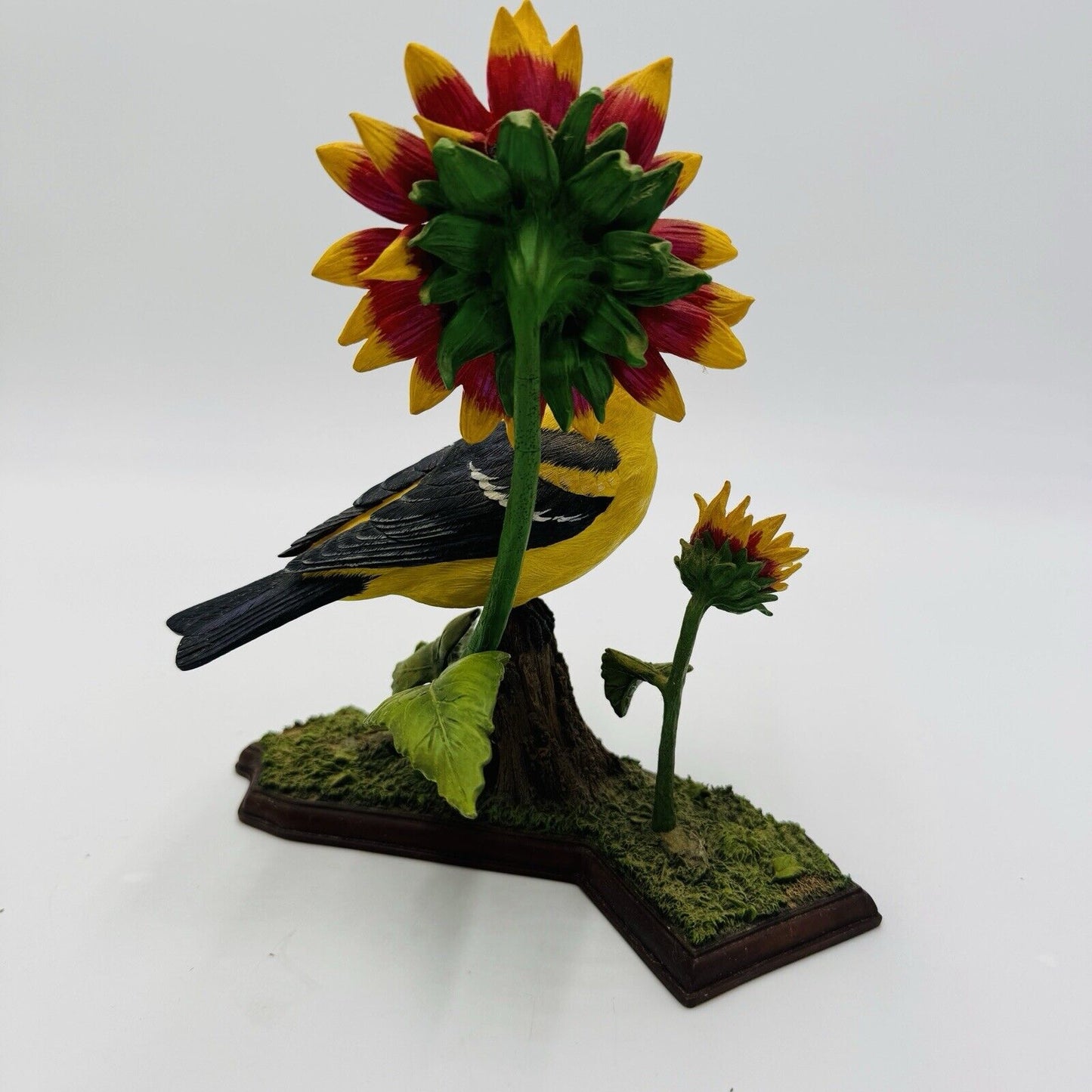 Rare Danbury Mint California Sunshine Bird Figurine Western Tanager By Bob Guge