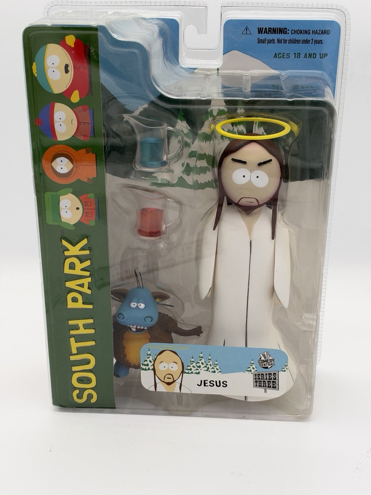 South Park Series 3 Jesus 7" Action Figure Mezco Toys 2006 Vtg Sealed New