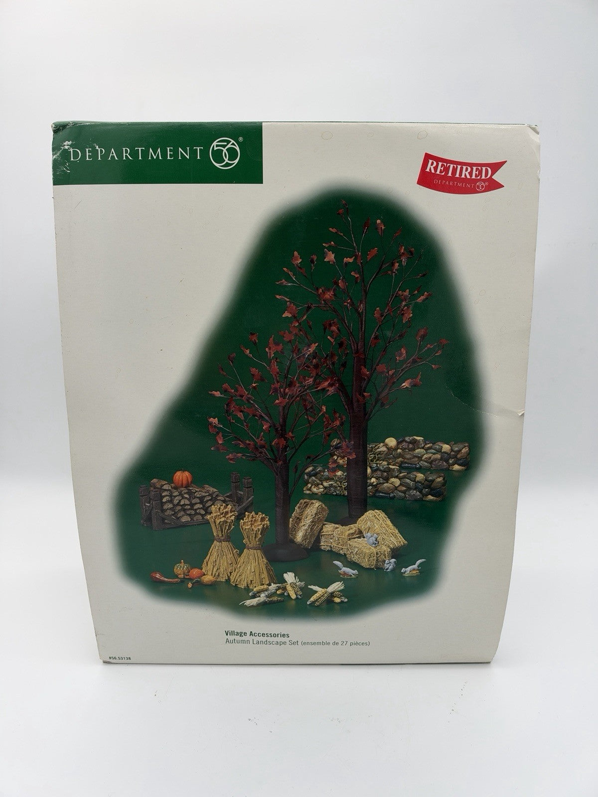 Department 56 Village Accessories Autumn Landscape Set Sealed Fall Harvest