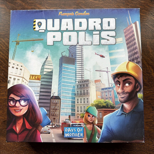 Days of Wonder Quadropolis by Frangois Gandon City Building Fun Board Game