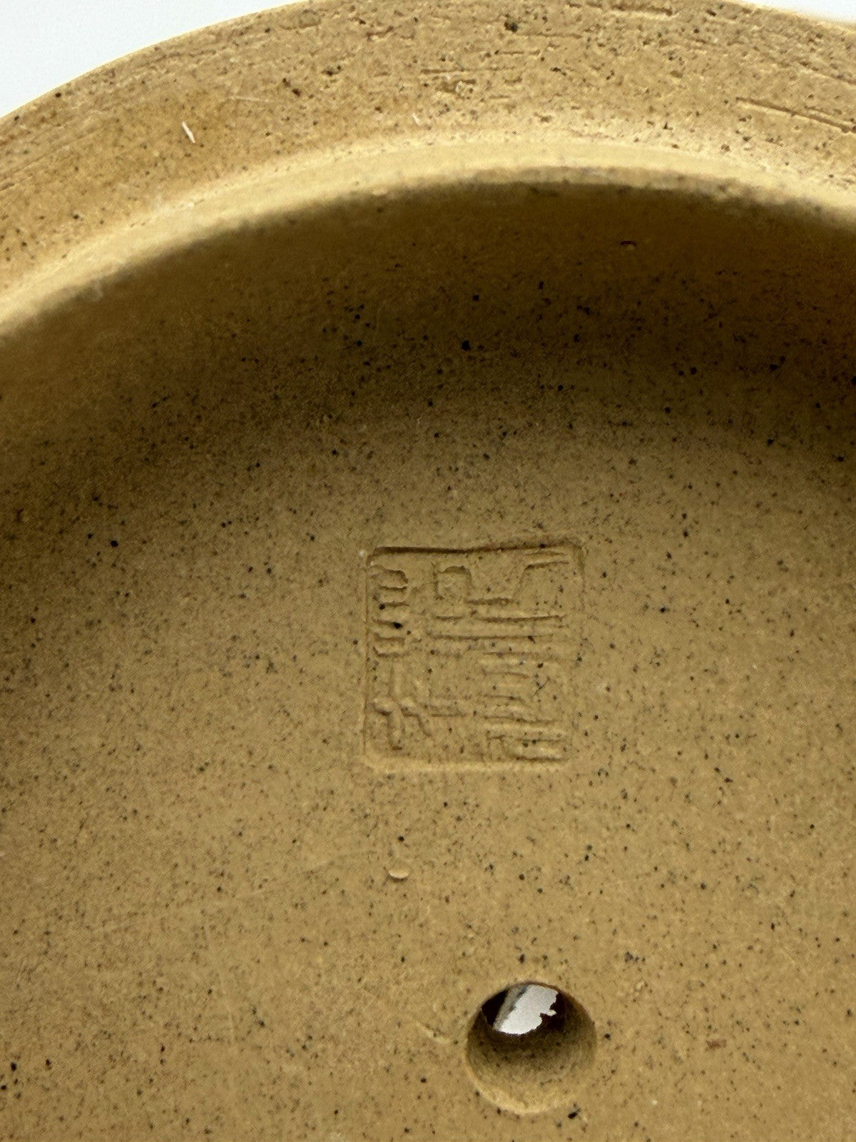 Chinese Yixing zisha clay teapot basket weave Yellow Applied Grapes Design