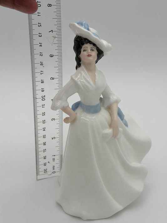 Vintage Royal Doulton Porcelain England Margaret Figurine HN2397 White 7.3”H