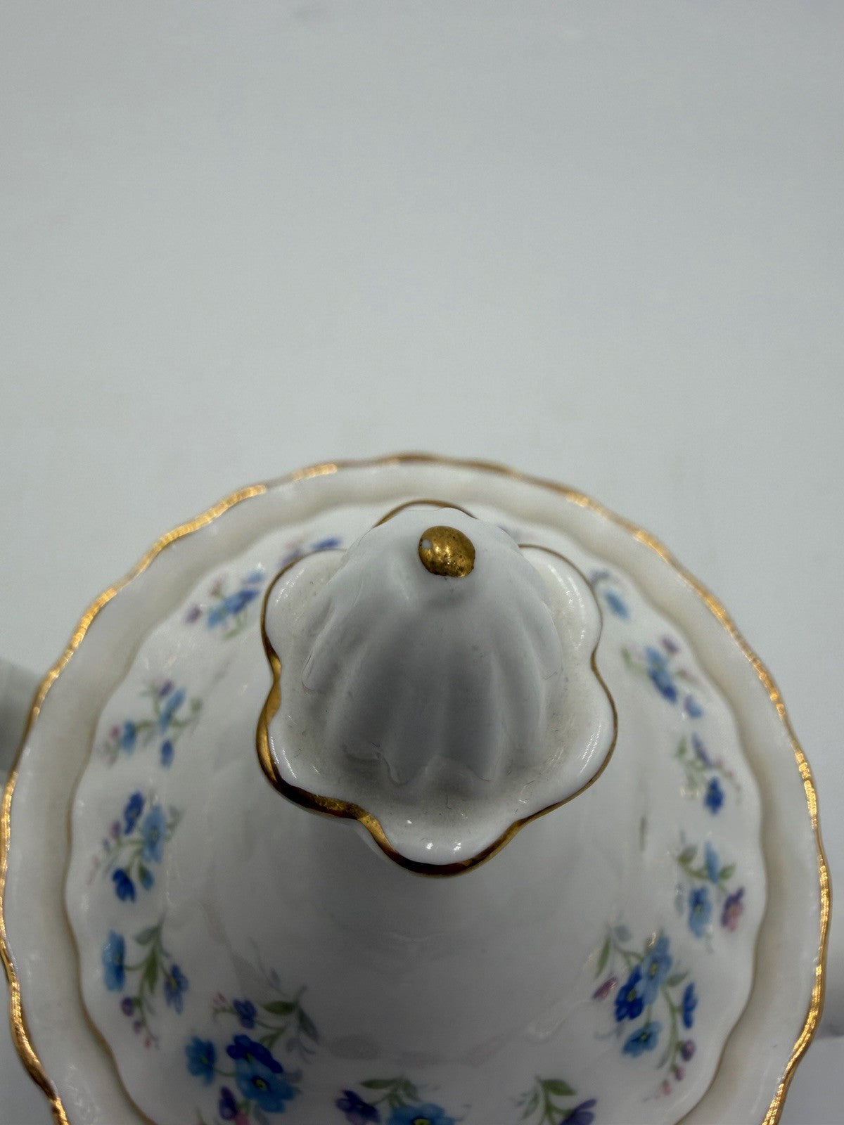 Royal Albert England Floral Memory Lane Bone China Teapot 6 Cup Vintage W/Lid