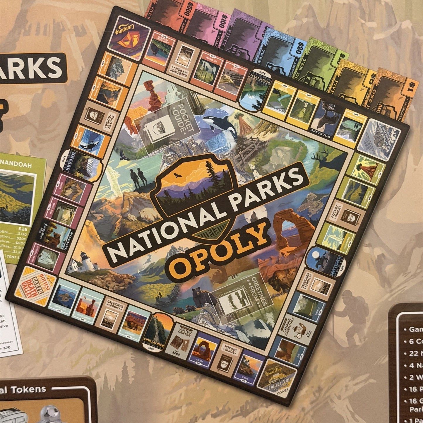 National Parks Opoly by Anderson Design - Premium Quality Sealed Board Game