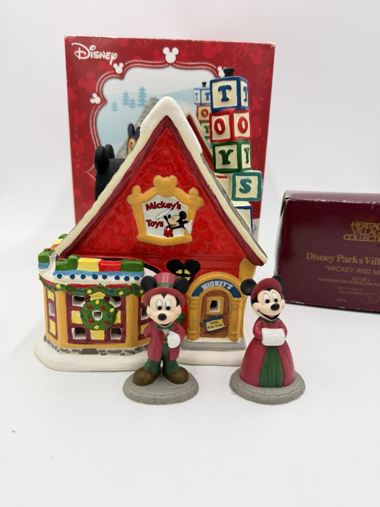 Department 56 Disney MICKEY'S TOY STORE Mickey's Merry Christmas Village