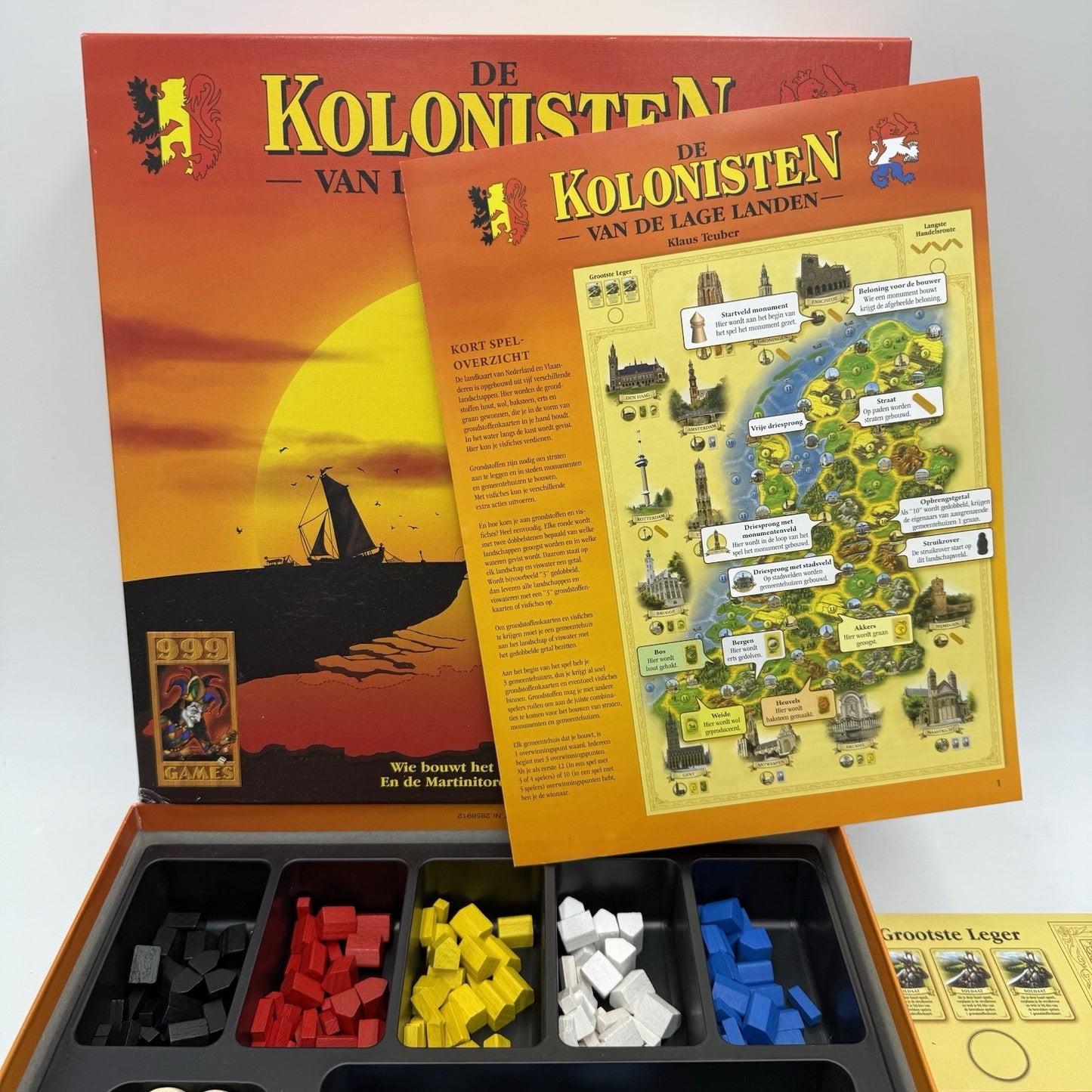 De Kolonisten ten Van Catan Board Game 1999 German Version 999 Games