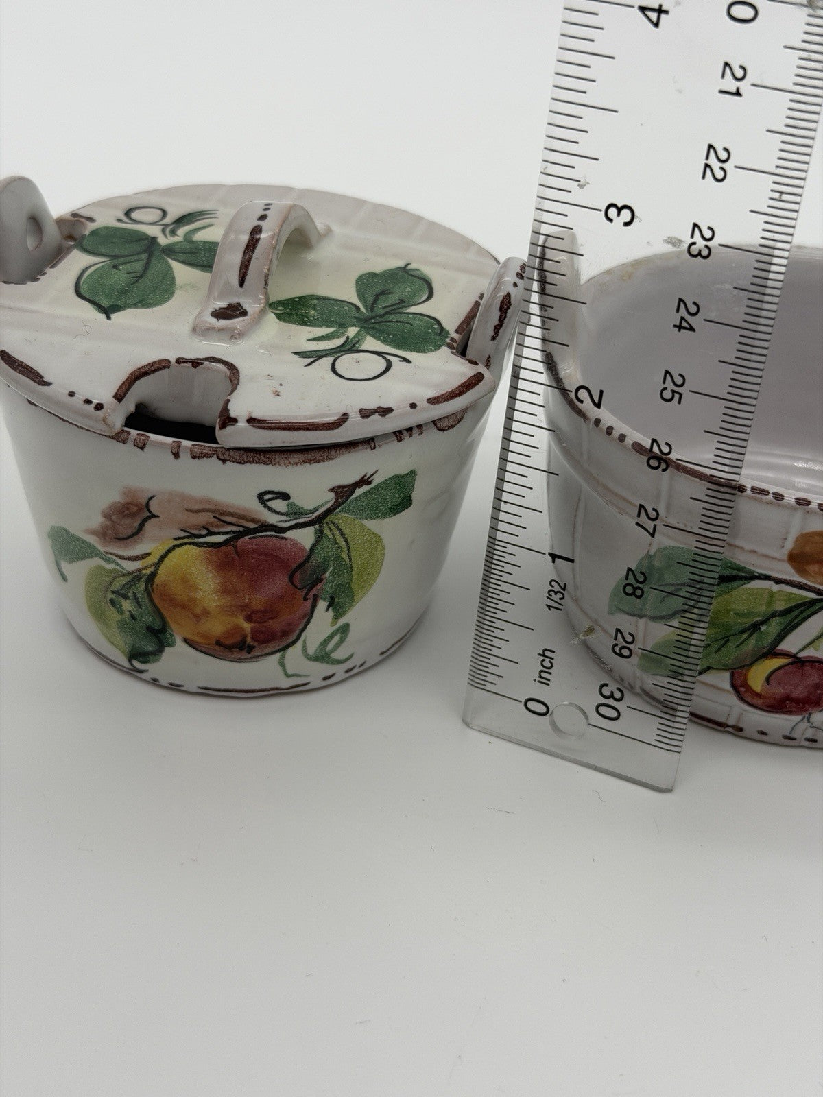 The Koscherak Brothers K.B.N.Y pottery majolica Italian painted bucket Bowls