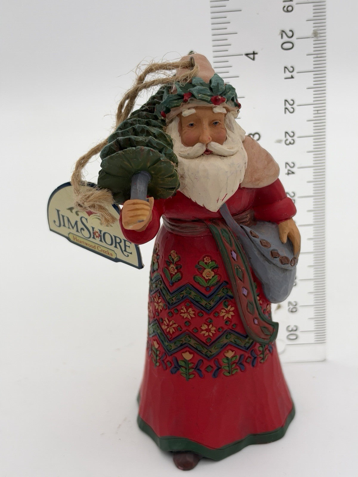Jim Shore Sweden Santas Around The World Swedish Wishes 2017 Christmas Ornament