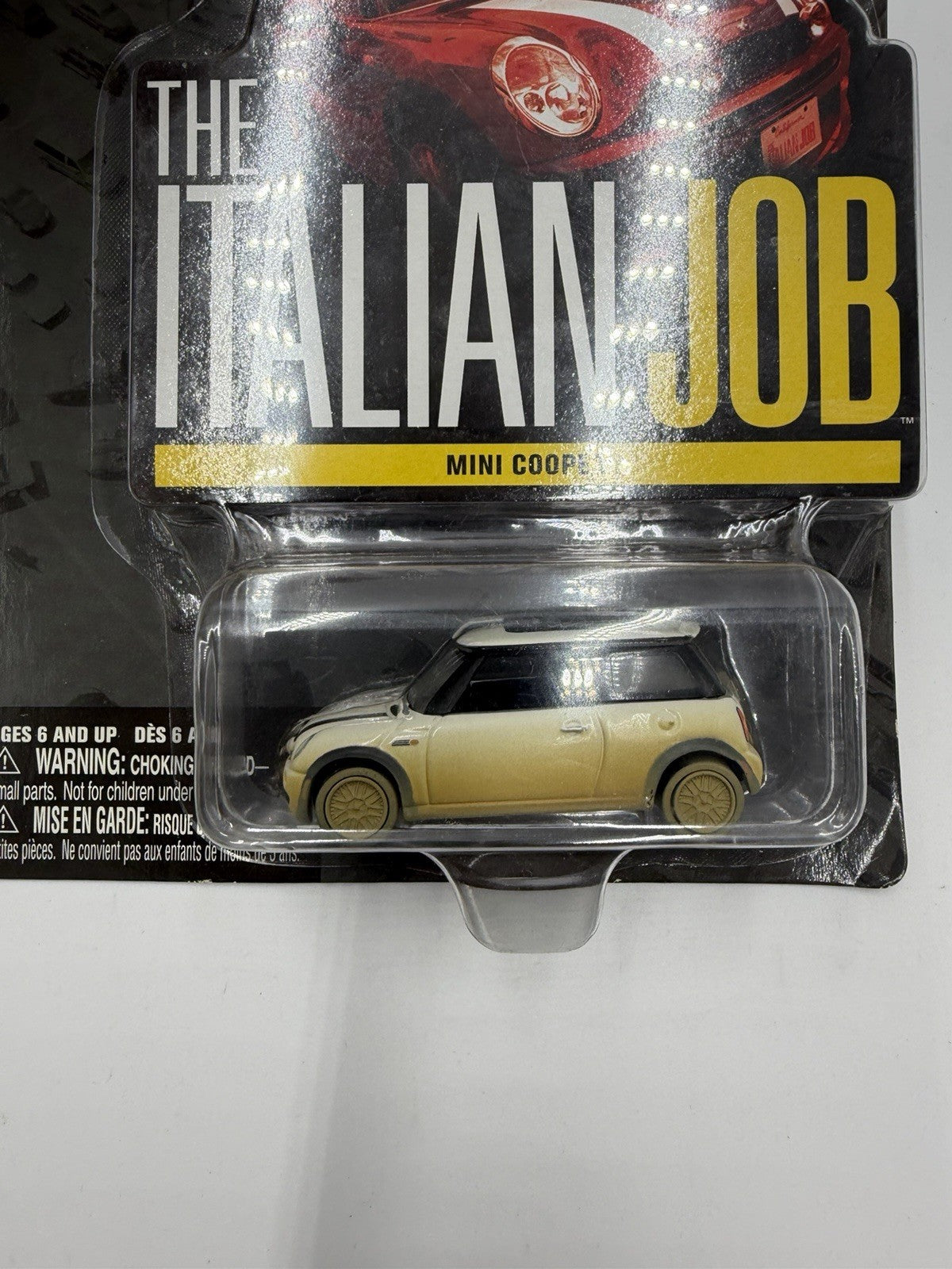 Johnny Lightning Hollywood the Italian Job 2003 Mini Cooper  White / Dusty
