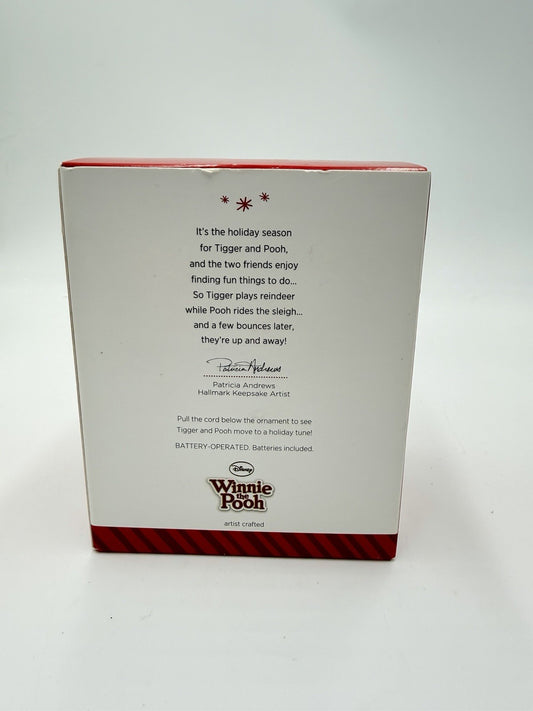 Hallmark Winnie The Pooh Magic BOUNCING ALL THE WAY Christmas Animated Ornament