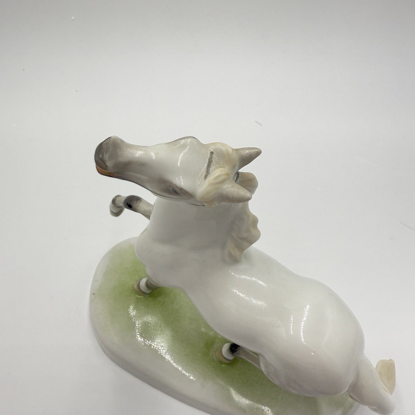 Herend Hungary Porcelain Figurine Stallion 7in Horse Lipizzaner C 1939