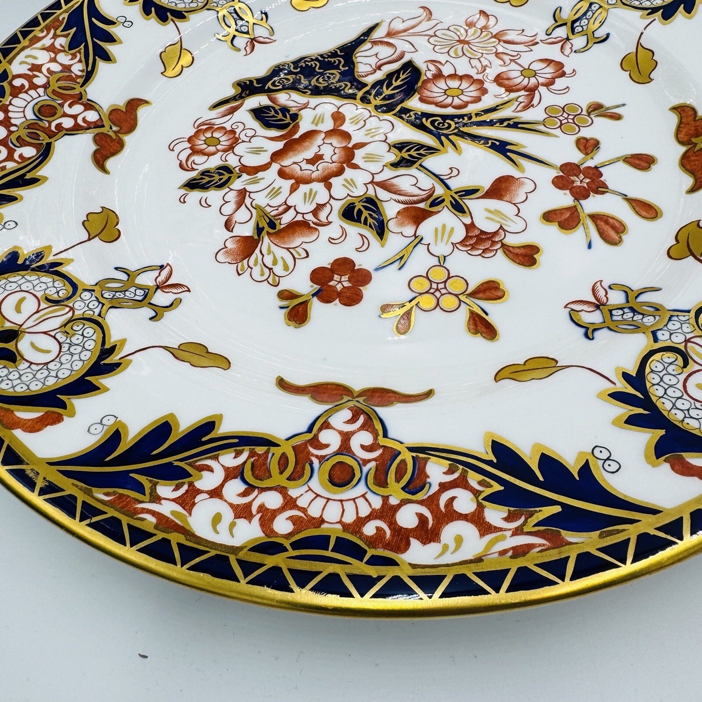 Royal Crown Derby King's Of Old Japan 383 Pattern Dinner Plate Porcelain Antique