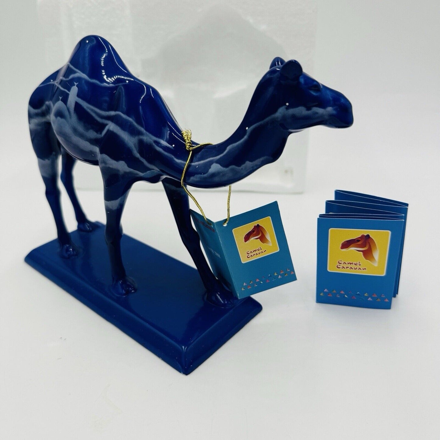 Camel Caravan # 39898 Heavenly Camel M & ArtWorks 2004 Ceramic Figurine Blue