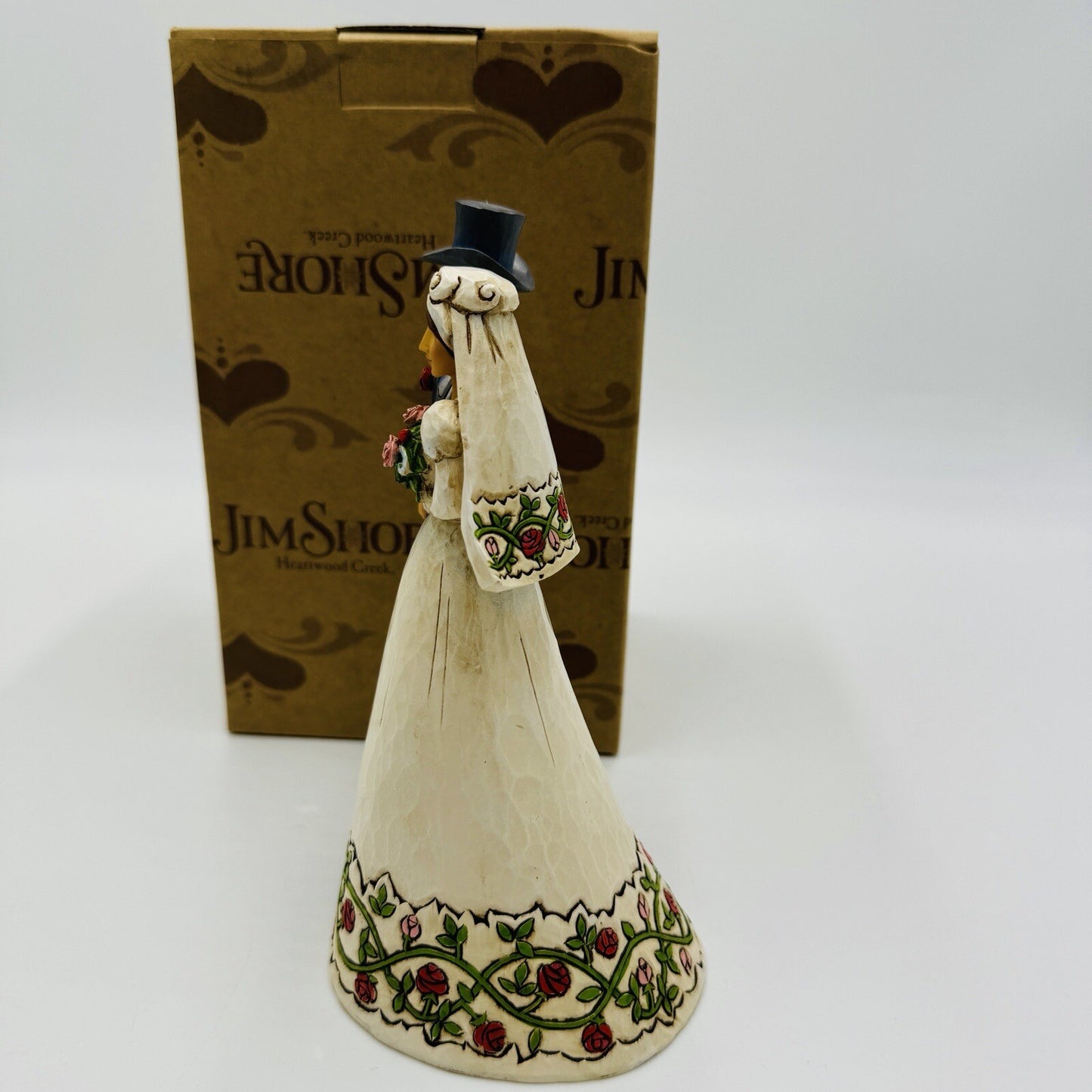 Jim Shore Heartwood Creek Bride and Groom Cake Topper 2006 Figurine 7in Boxed