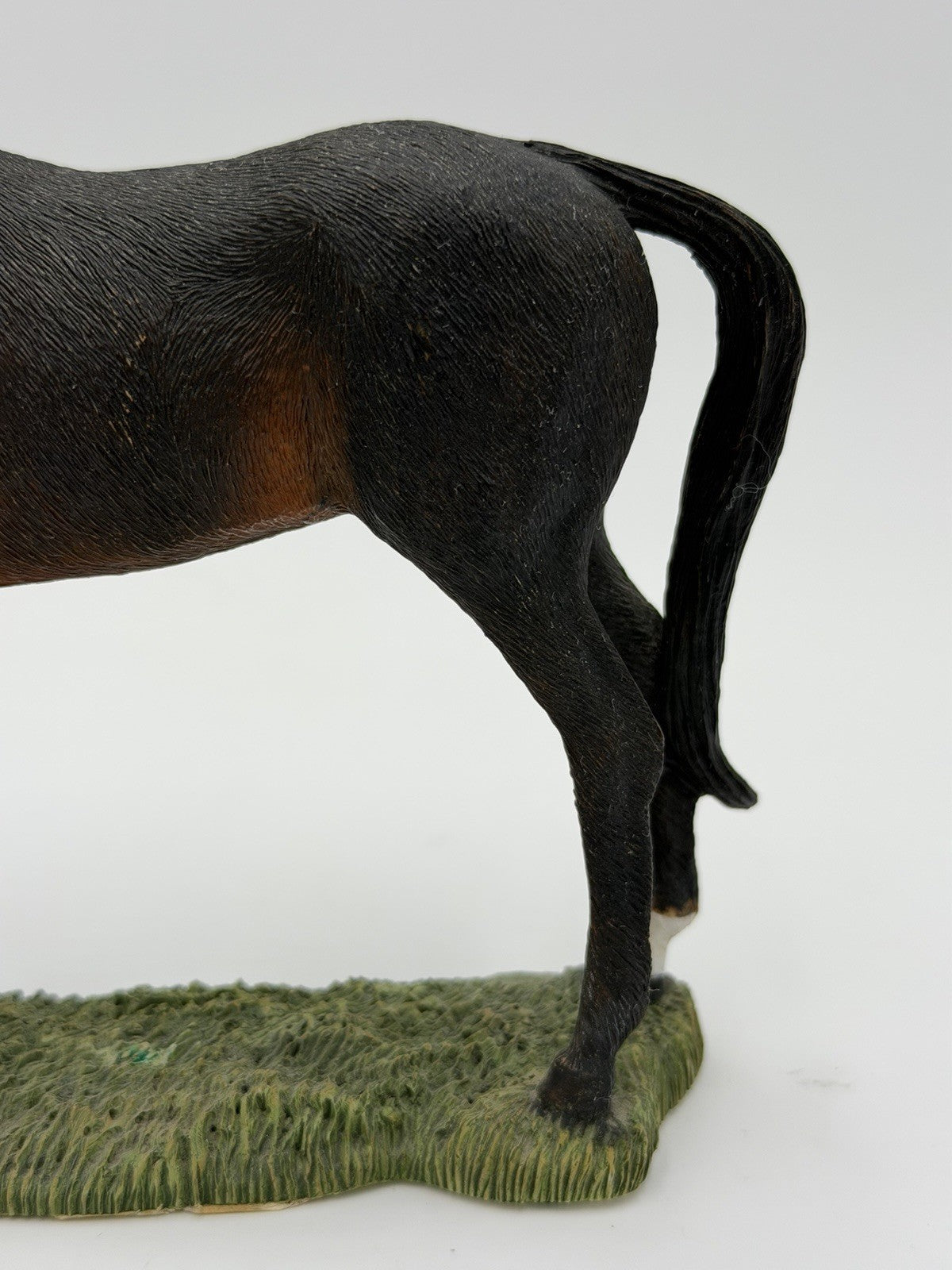 Rare Country Artists Morgan Dark Night Horse Figurine 6”H