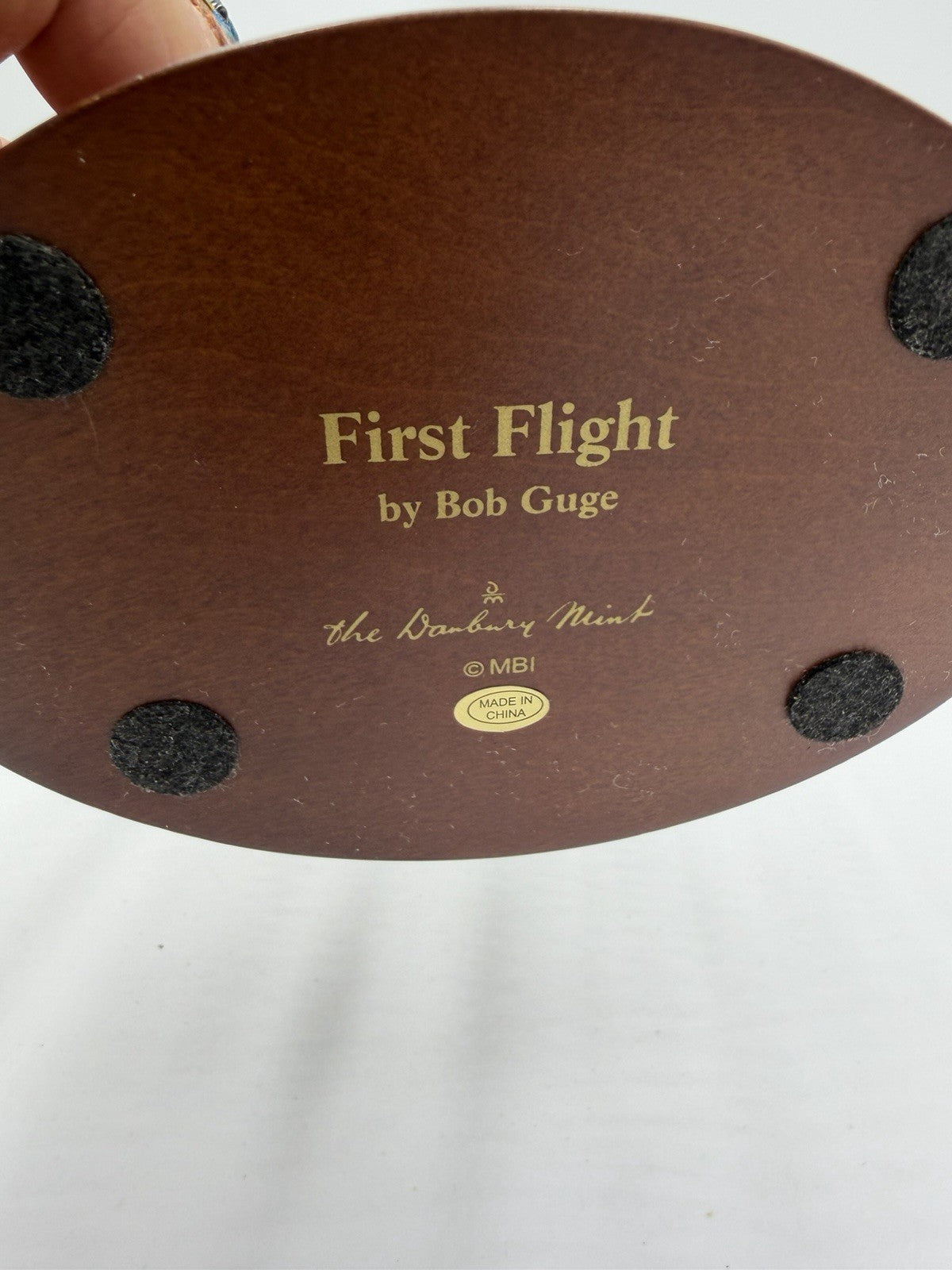 Danbury Mint First Flight Bluebird Family Figurine By Bob Guge Birds 8”H