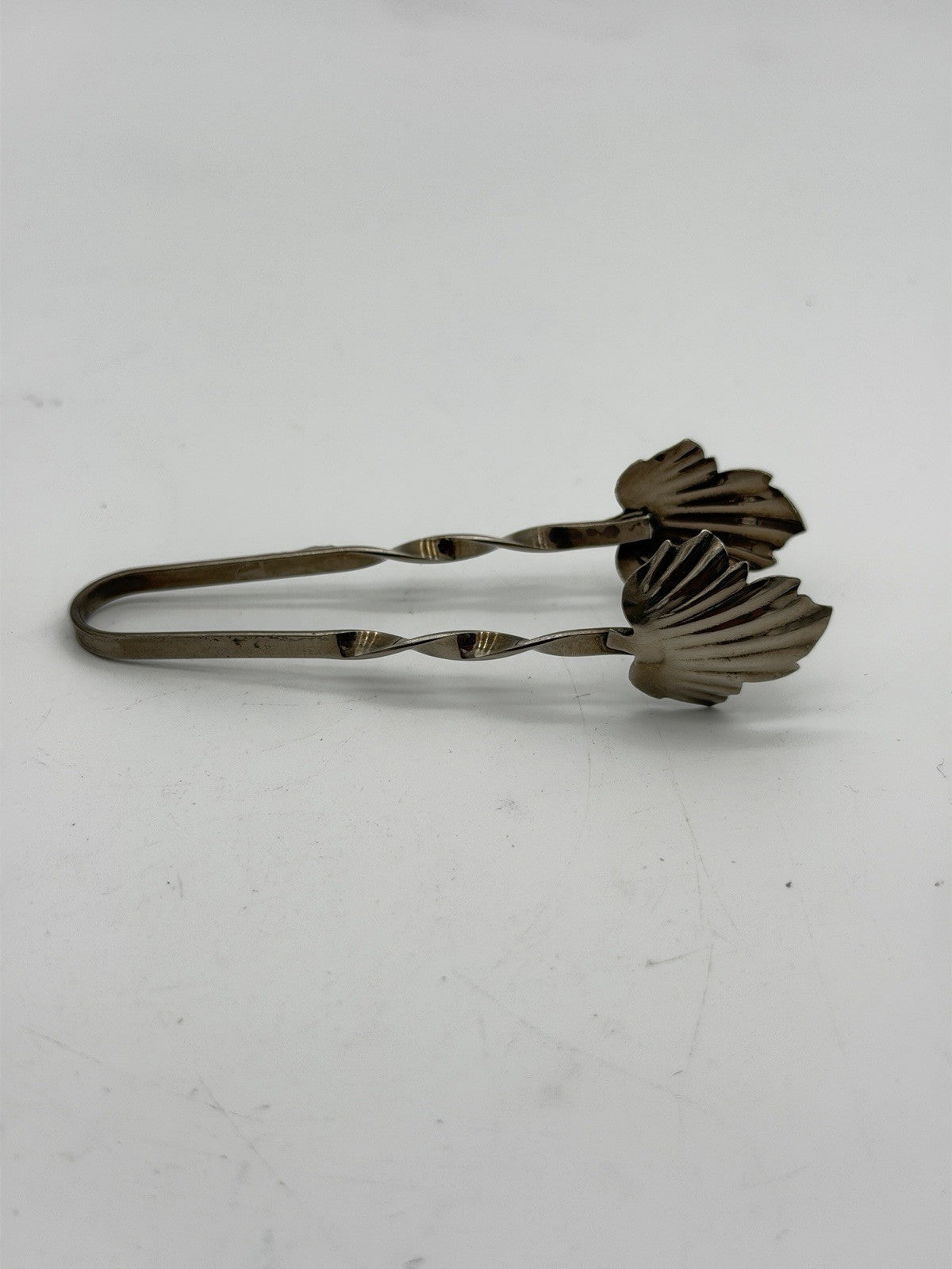 Vintage Raimond Sterling 925 Sugar Bon Bon Tongs Maple Leaf Twist 3.25"