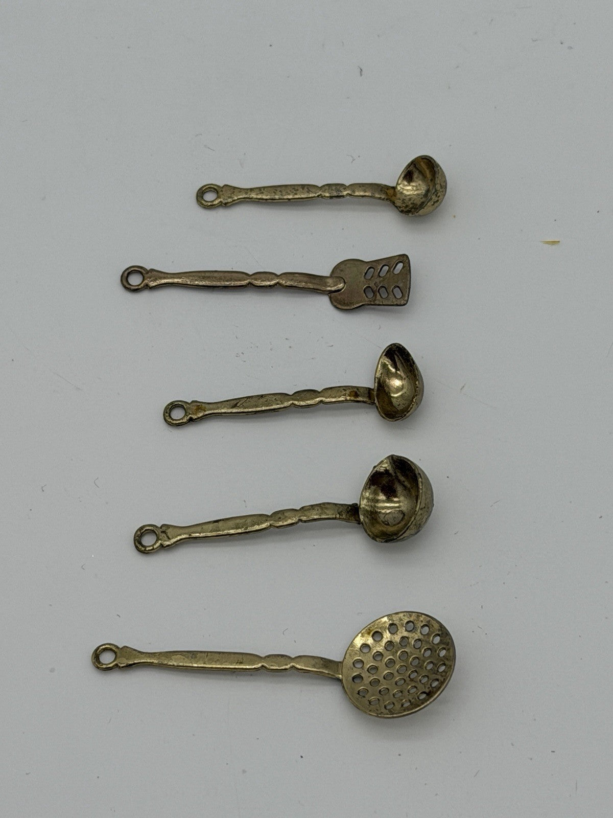 Vintage Bodo Hennig Dollhouse 1:12 5 PCs Kitchen Utensils Miniature Set