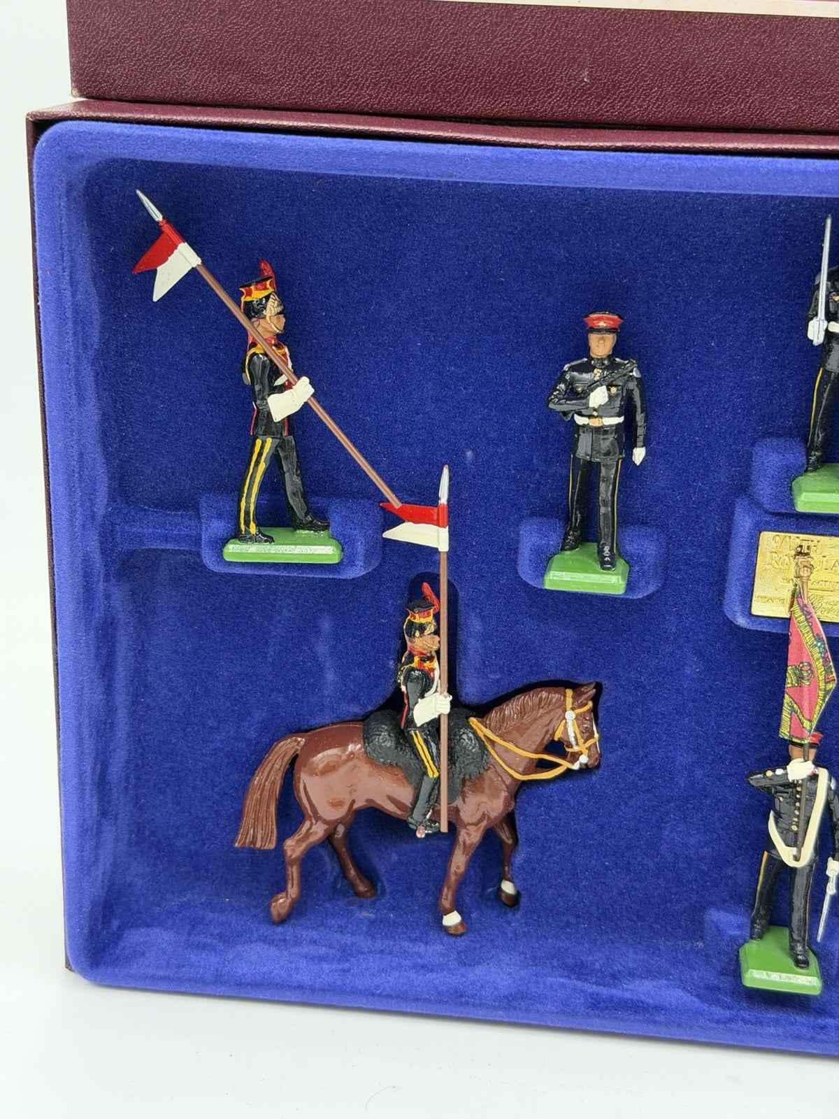 Britains 9th/12th Royal Lancers Metal Toy Soldiers 1985 Limited Edition NIB /COA