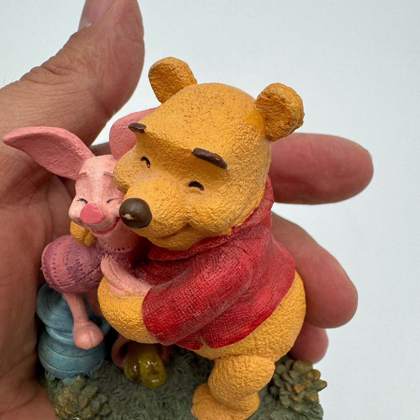 Disney Simply Pooh RETIRED "Hugs are Better than Honey" Pooh & Piglet Figurine