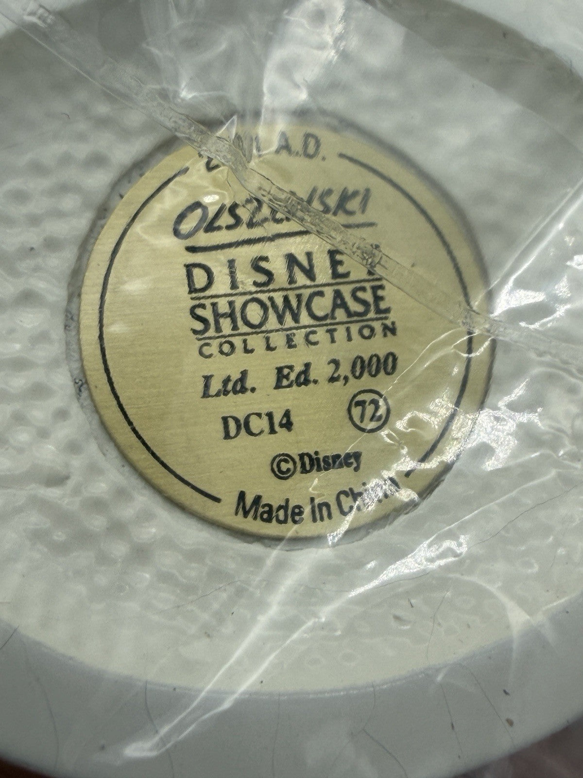 Disney Showcase Olszewski Signed Winnie the Pooh Sealed W/COA Figurine