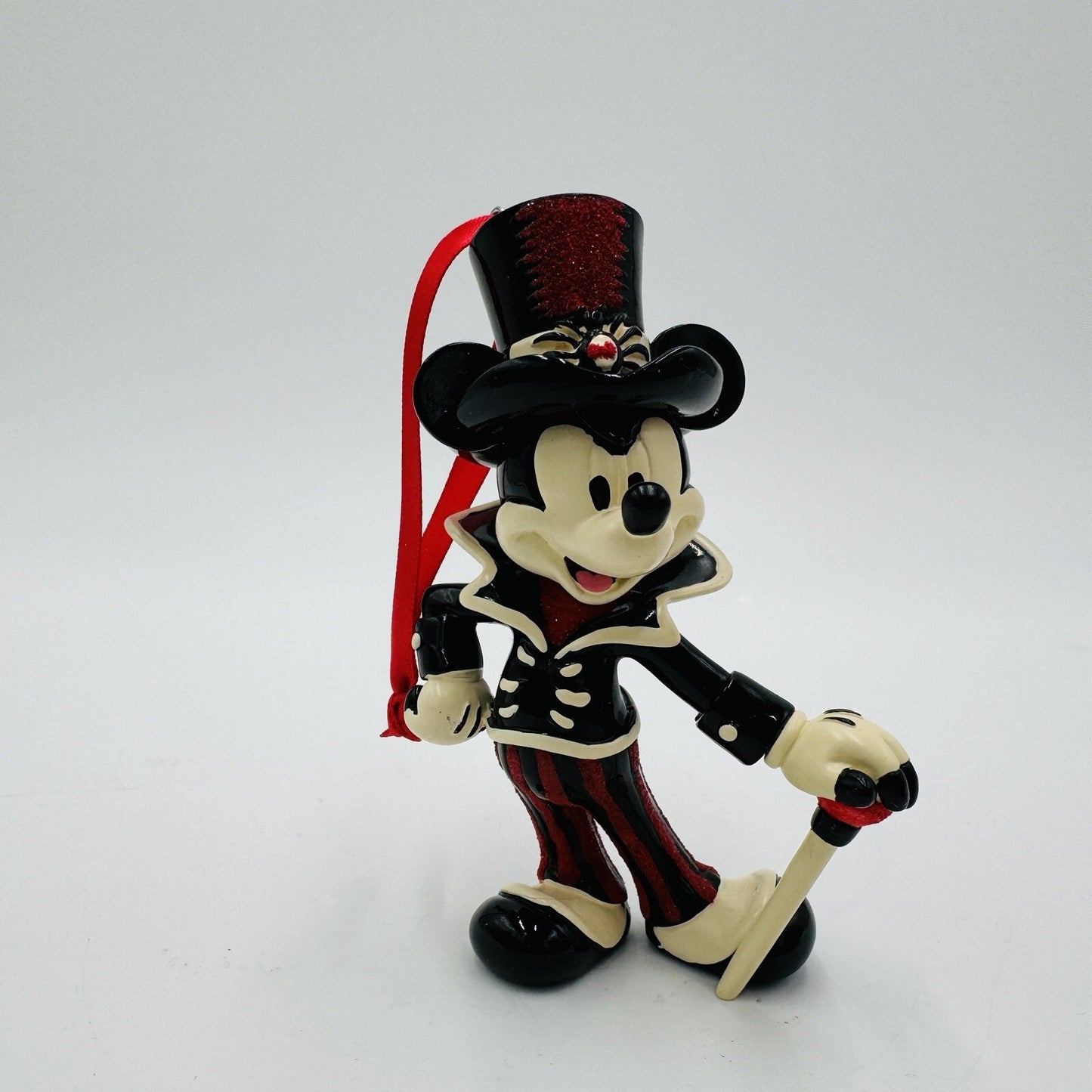 Disney Parks Halloween Mickey  Mouse Vampires Ornament 4in Porcelain Painted