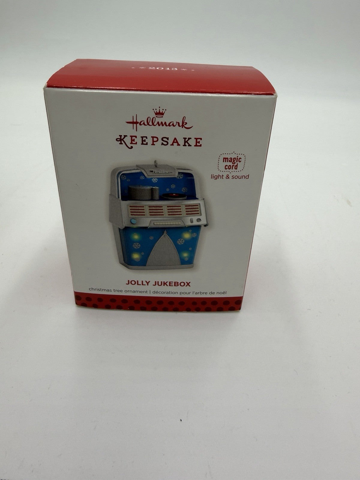 Hallmark Keepsake 2013 JOLLY JUKEBOX Animated Light Sound Christmas Ornament