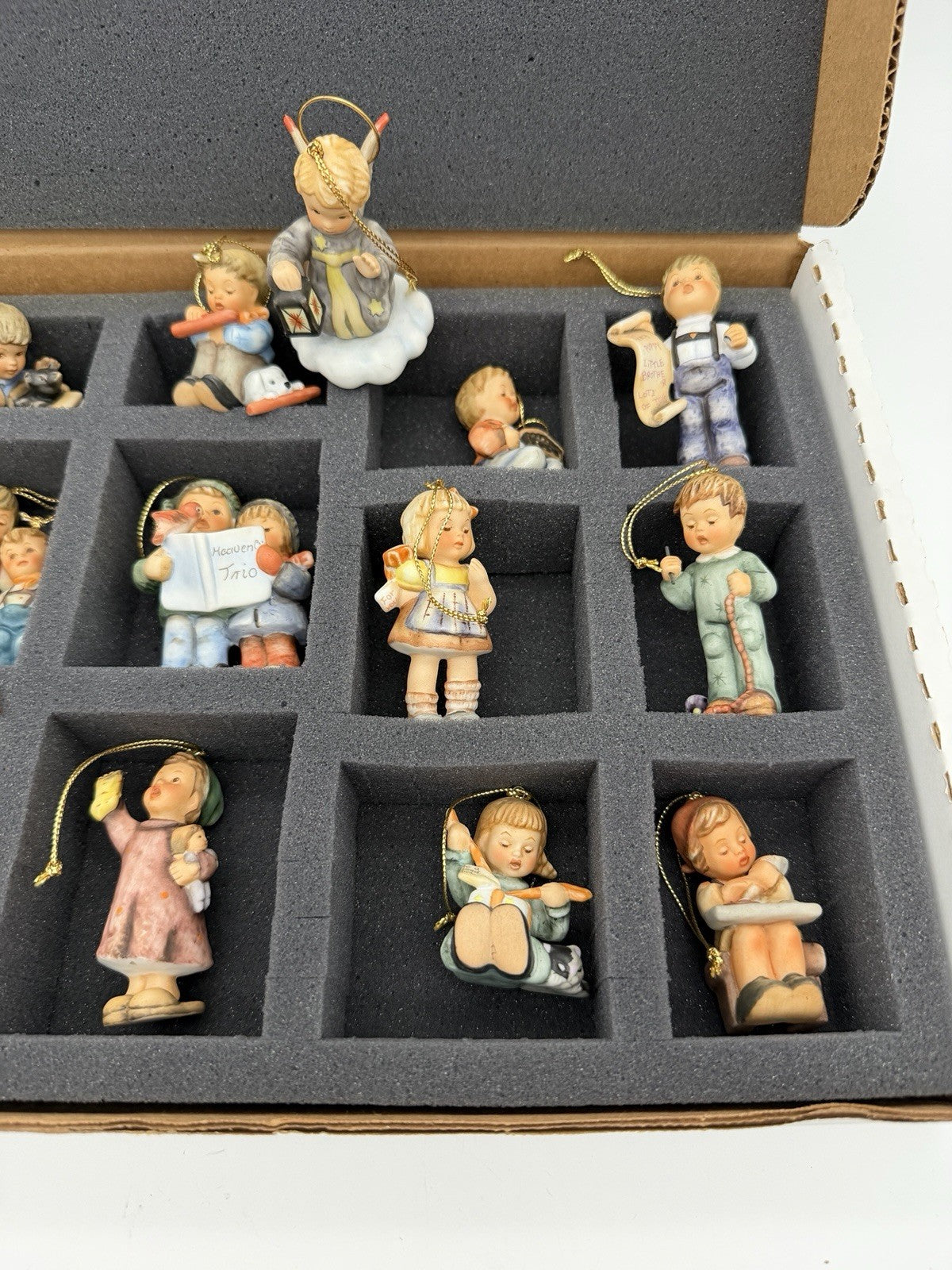 Goebel Berta Hummel Studio Christmas Ornaments Set 13 Pieces Porcelain