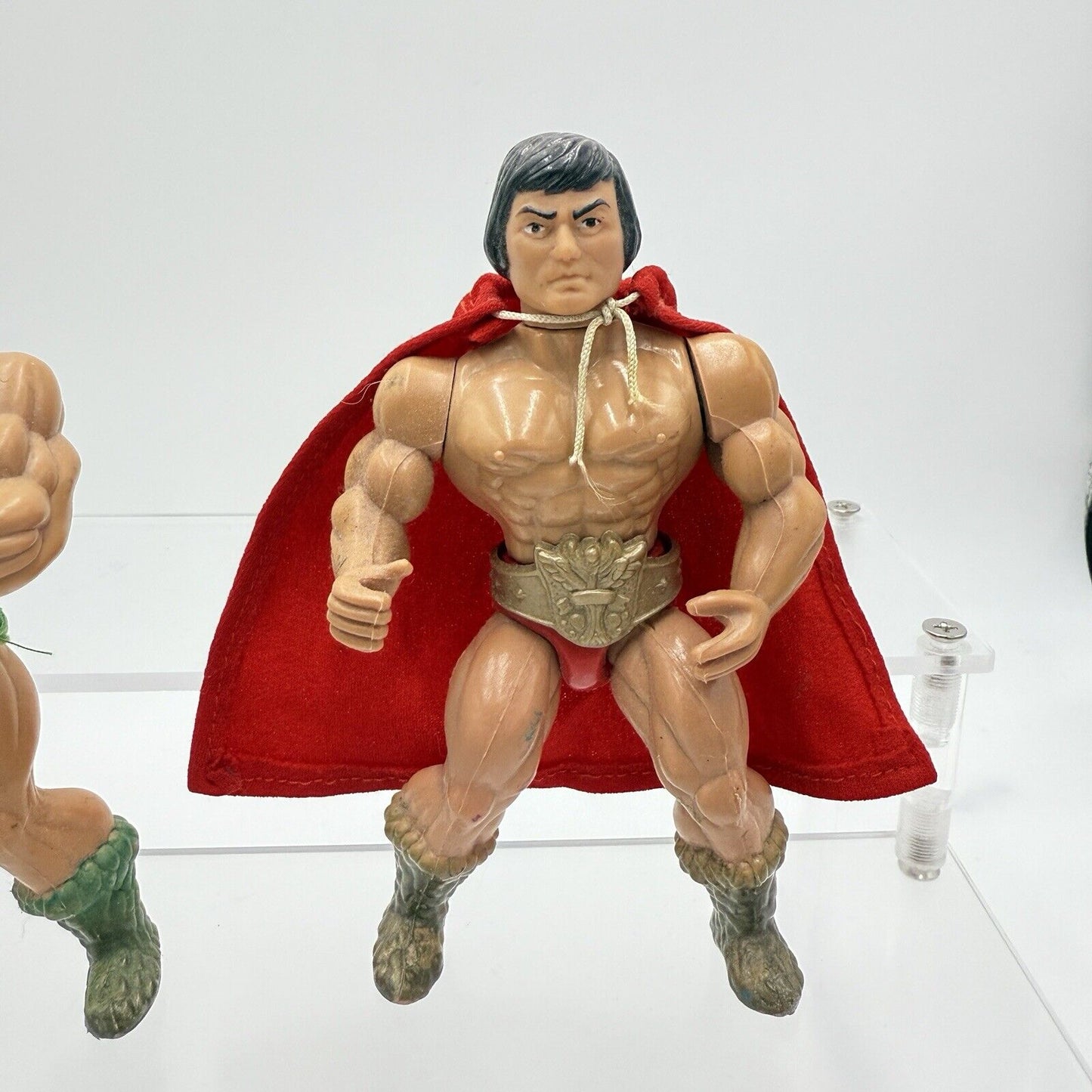 1980's Fearless Frenchie super Sam Wrestlers of the World Sparkle Action Figures