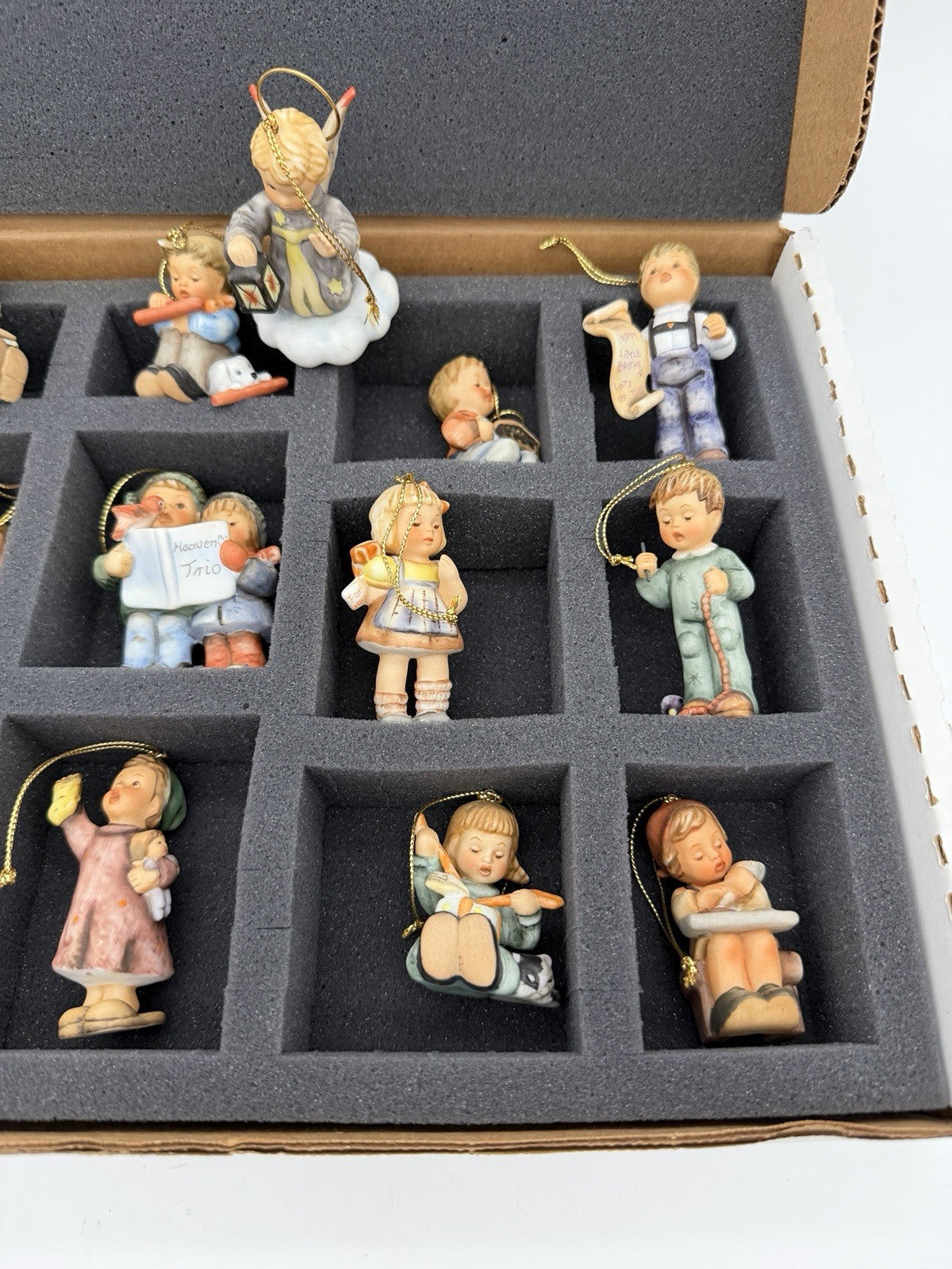 Goebel Berta Hummel Studio Christmas Ornaments Set 13 Pieces Porcelain