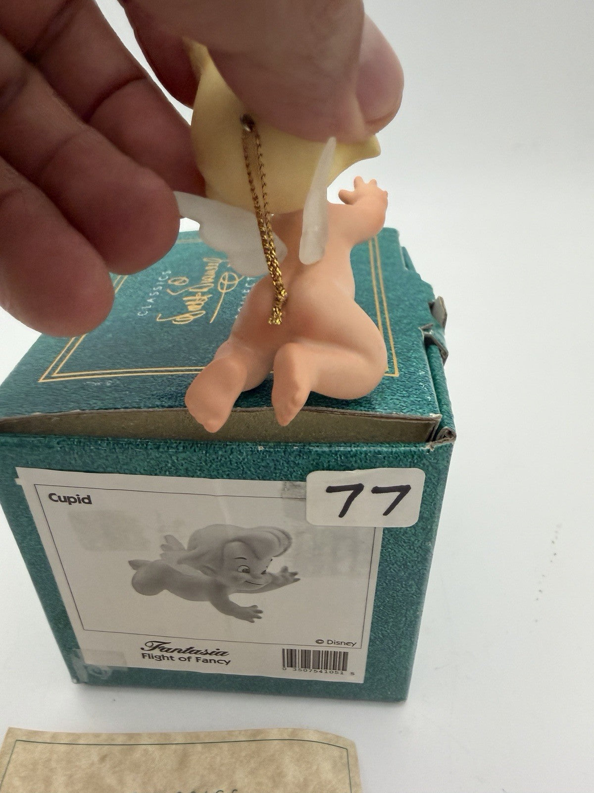 WDCC Disney Fantasia Flight of Fancy Cupid Ornament Christmas Porcelain